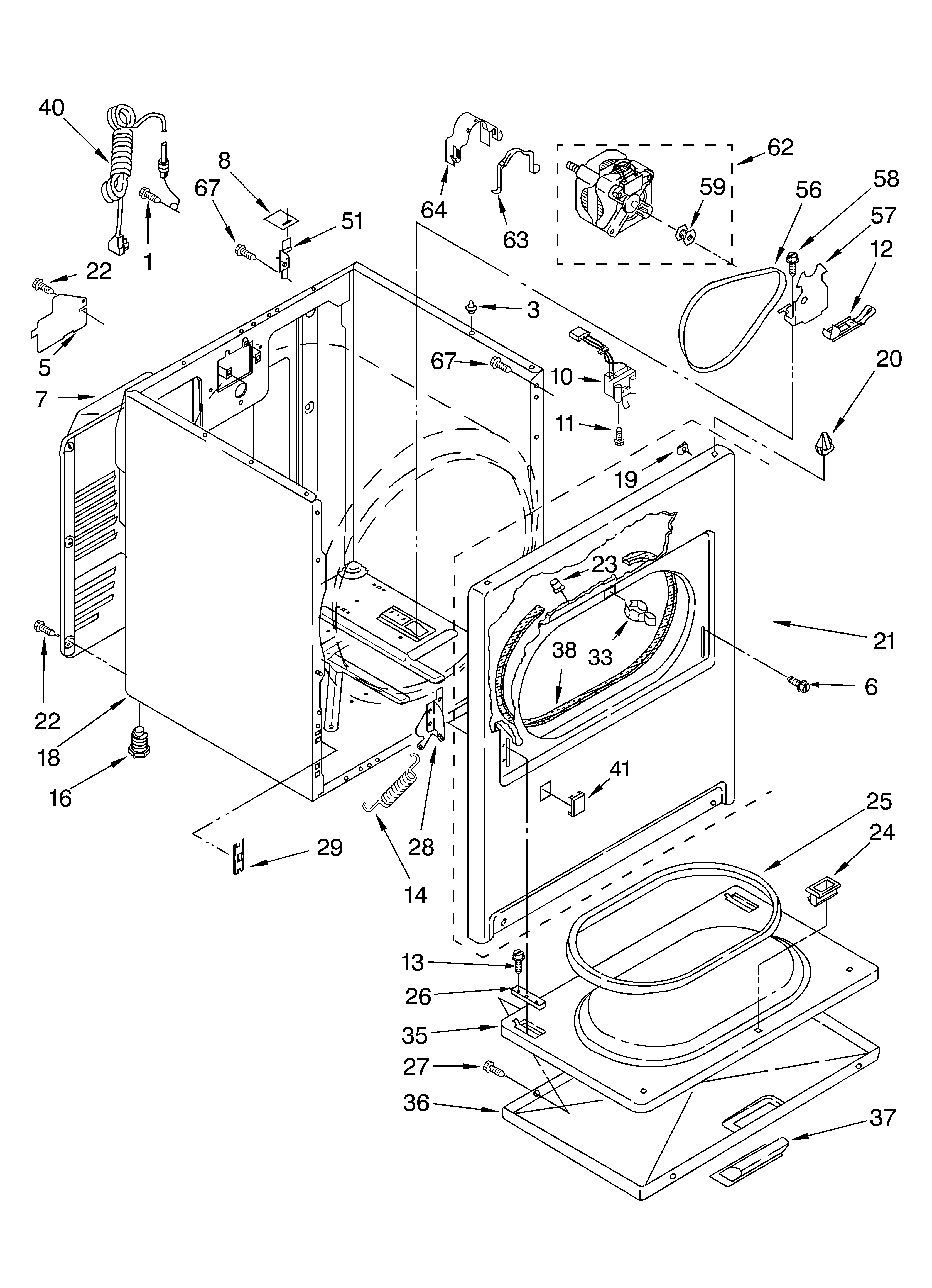 KitchenAid KGYS750LT0 cabinet diagram