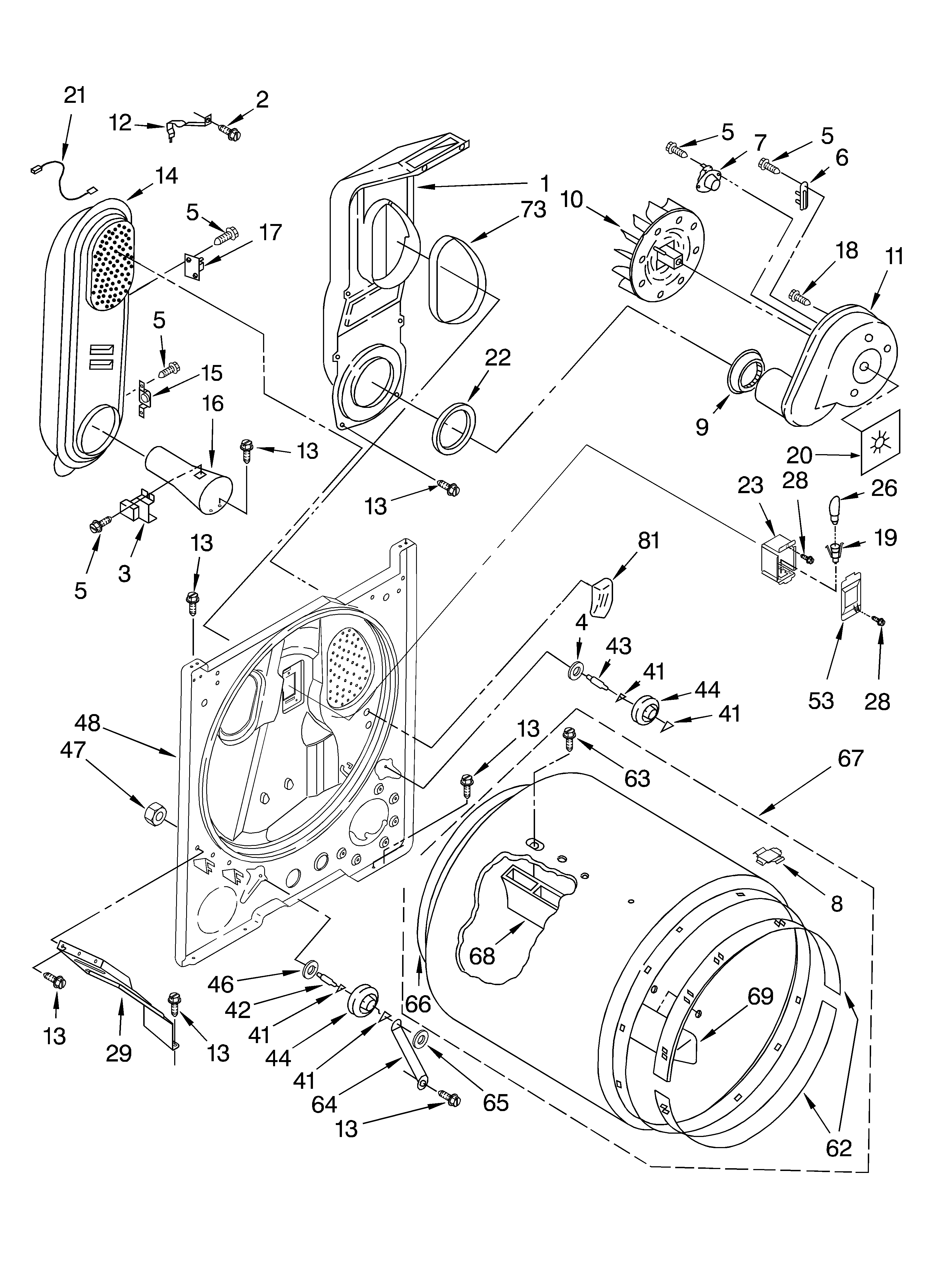 KitchenAid KGYS750LT0 bulkhead diagram