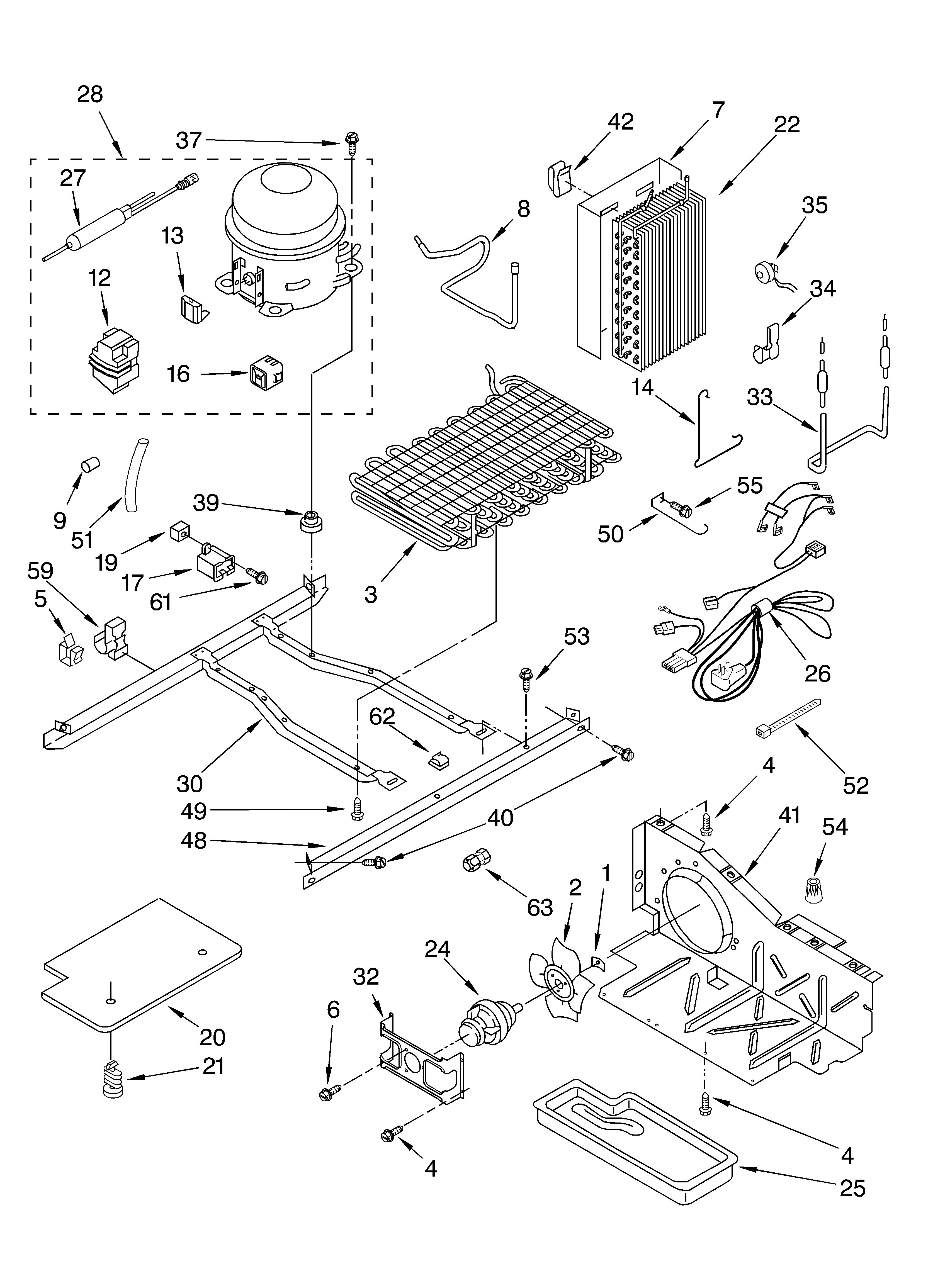 Whirlpool 3XART731GB01 unit diagram