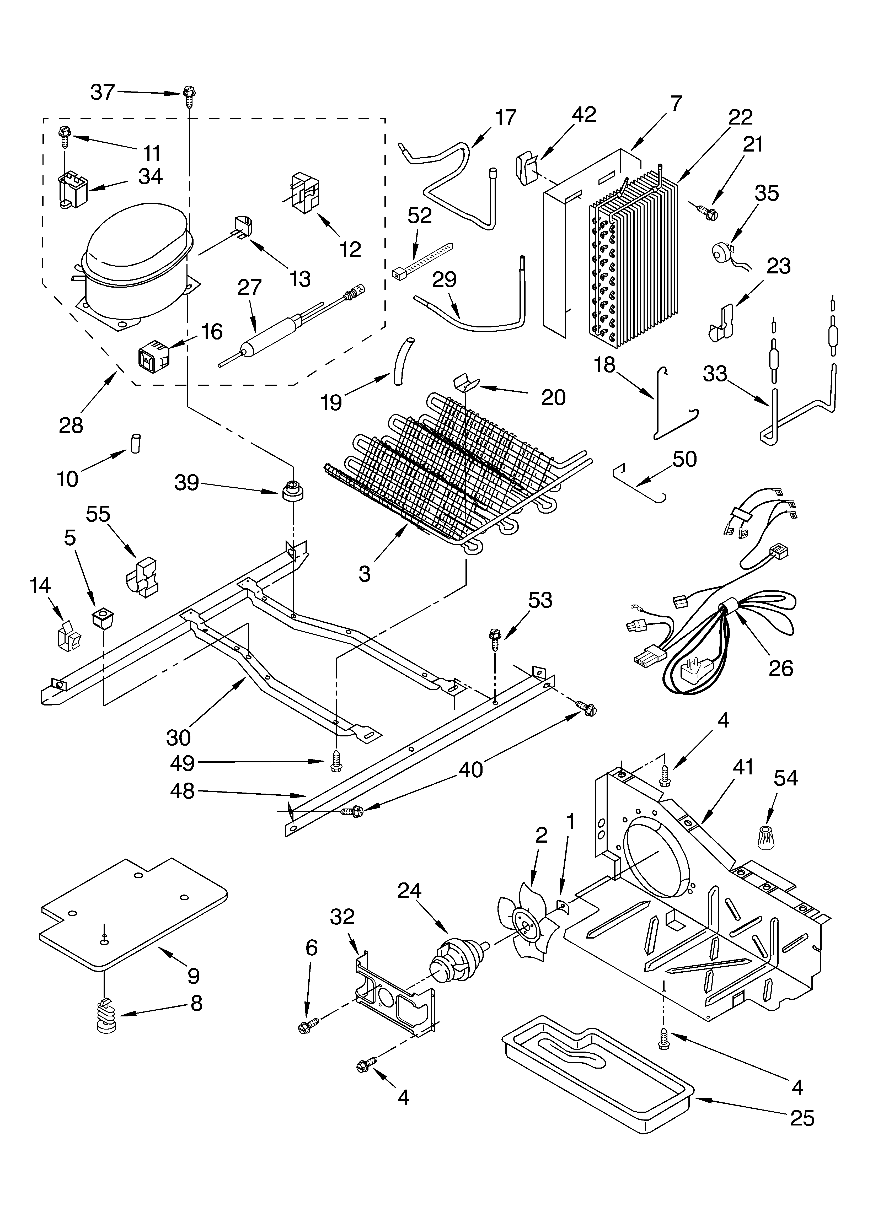 Whirlpool 3KART700GW03 unit diagram