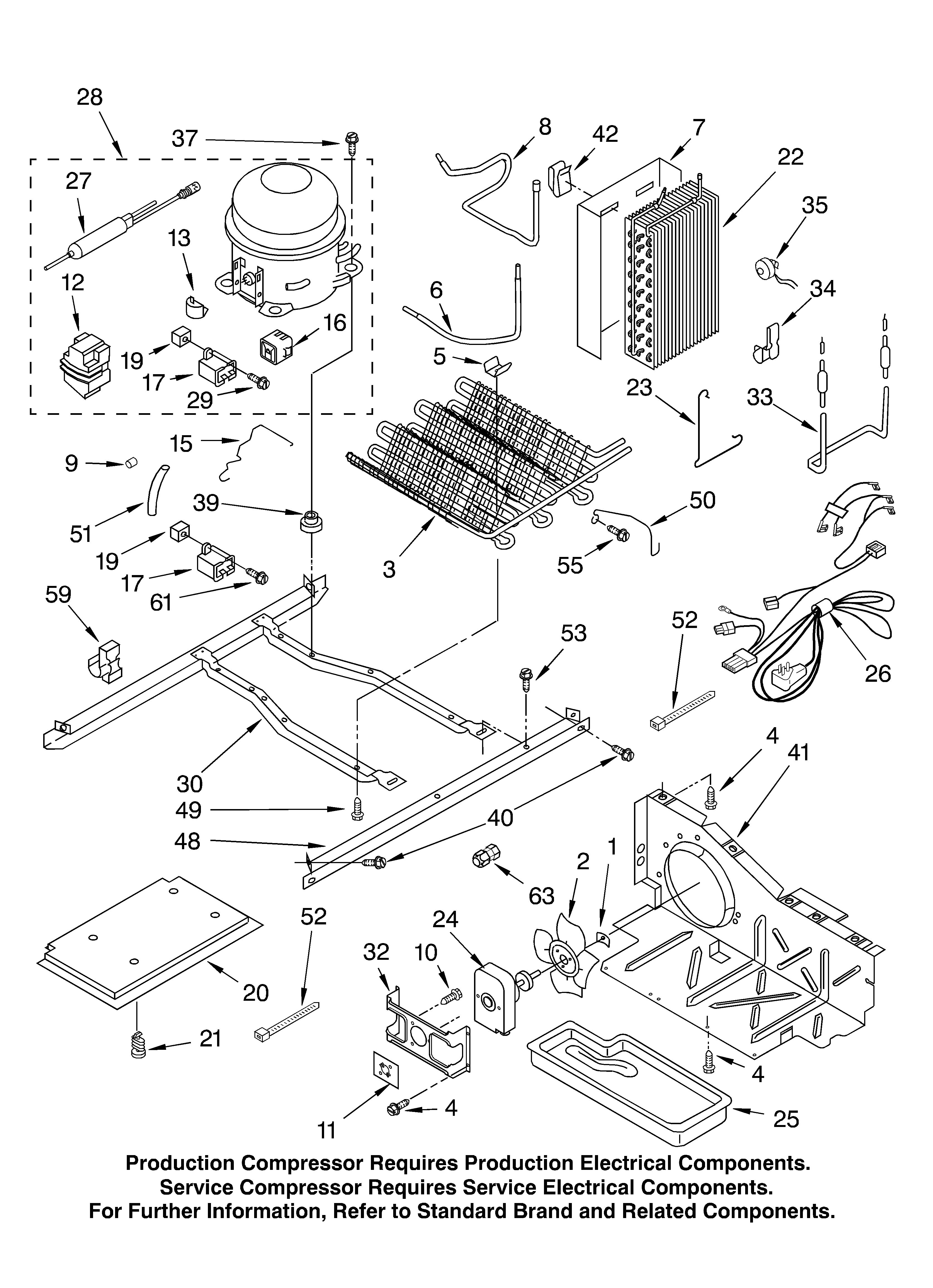 KitchenAid KSRG27FKBT04 unit diagram