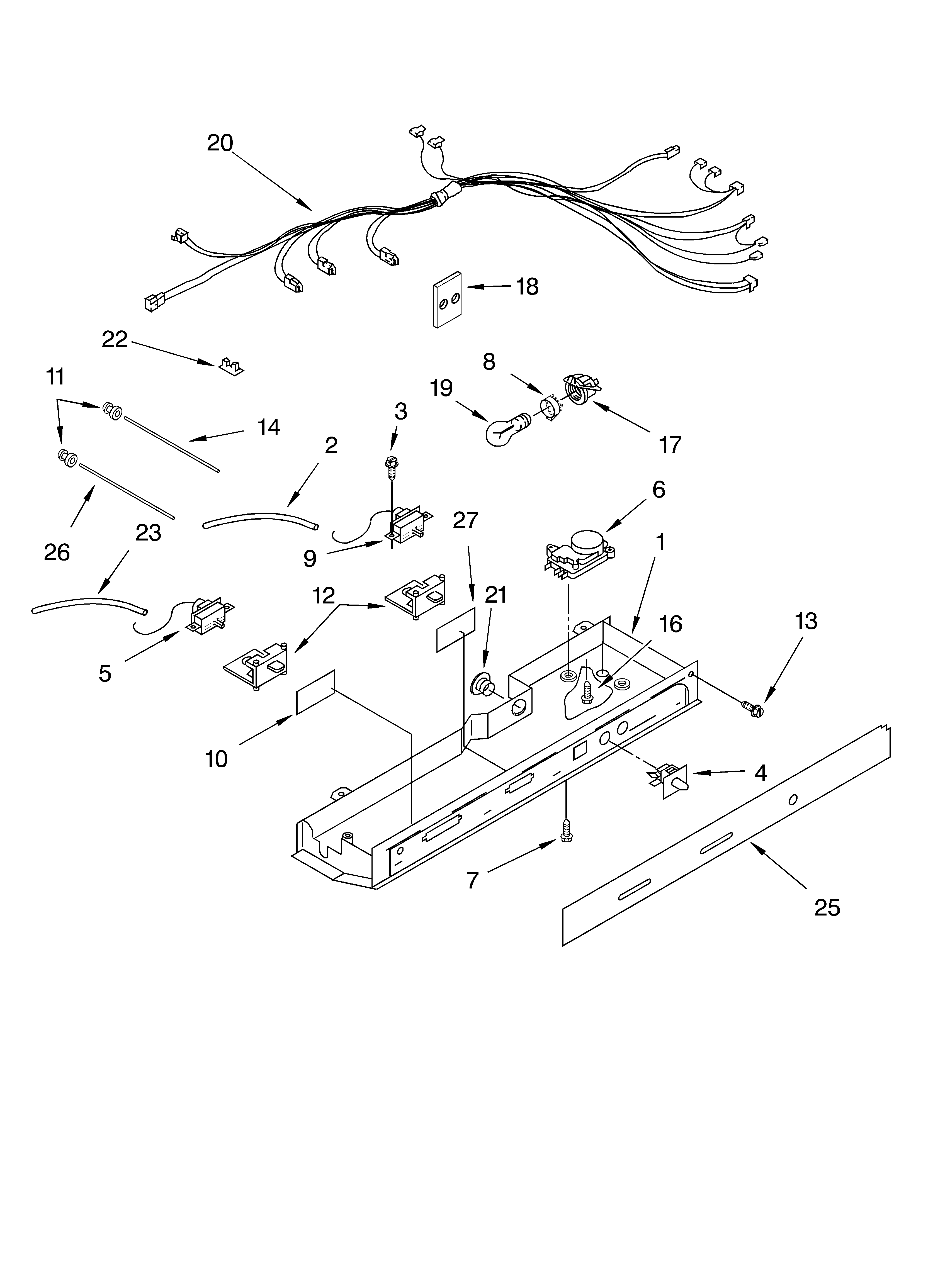 Whirlpool 3XES0FHQKB02 control diagram