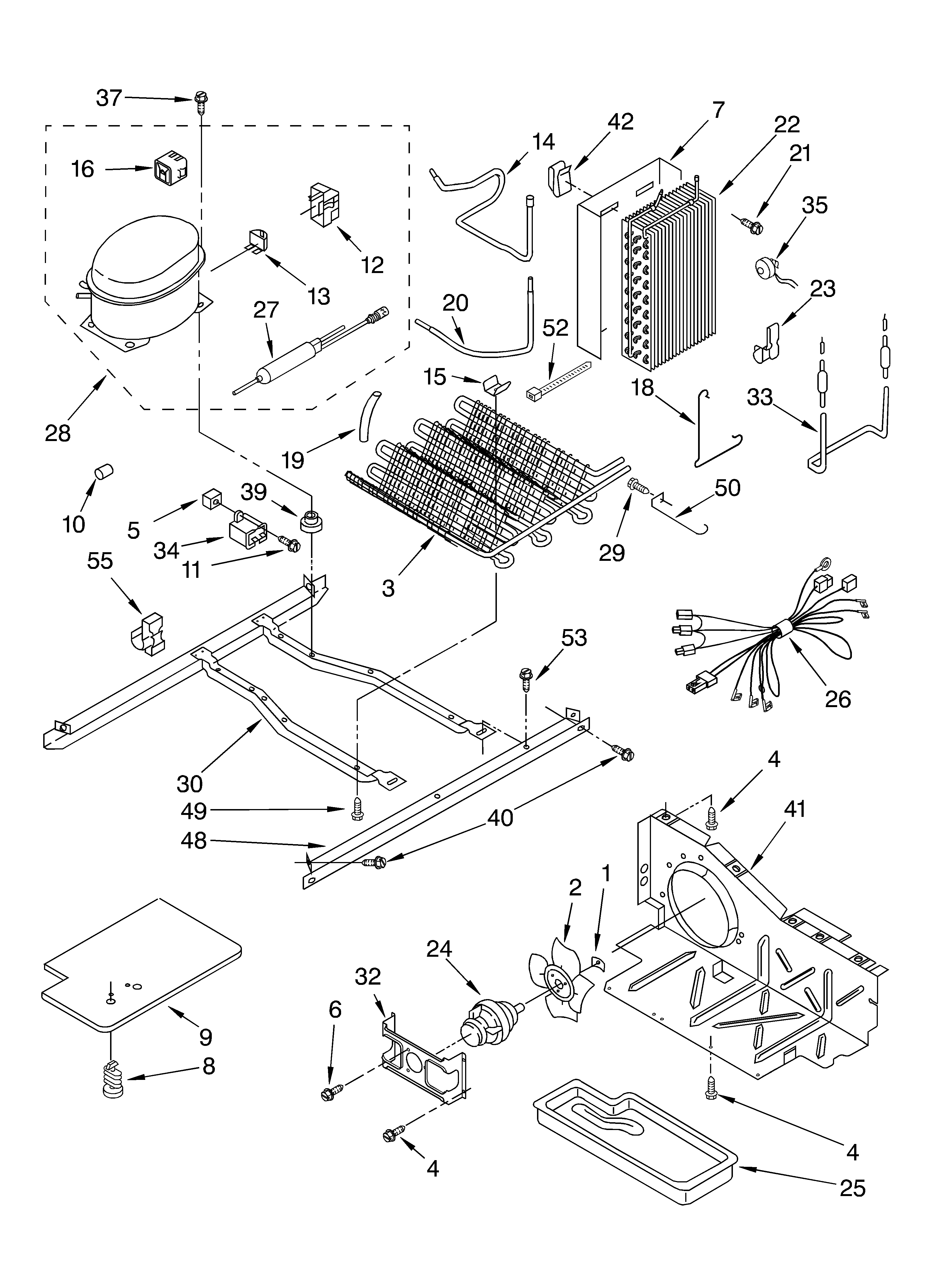 Whirlpool 5VED1WTKKT01 unit diagram