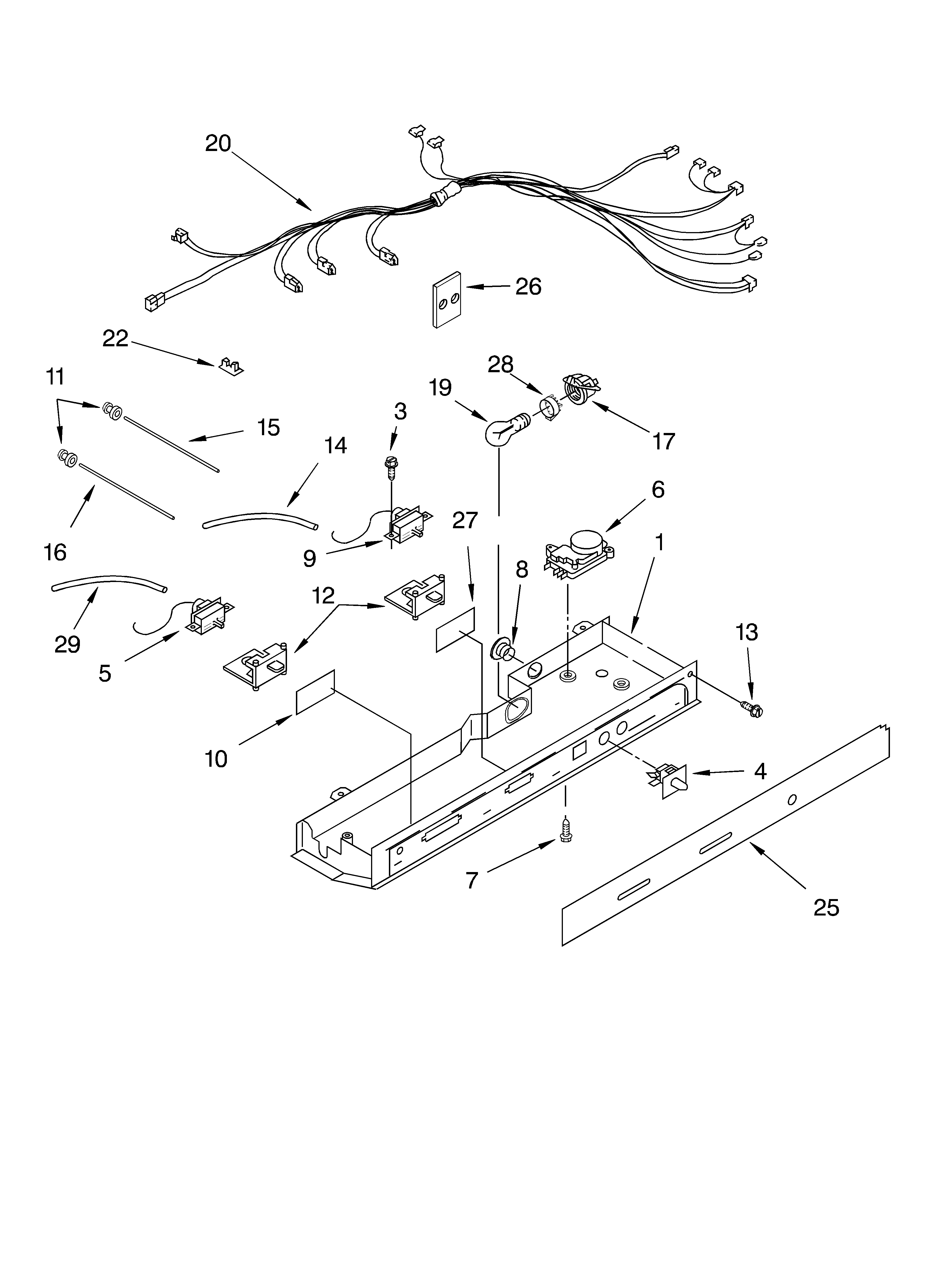 Whirlpool 5VED1WTKKT01 control diagram
