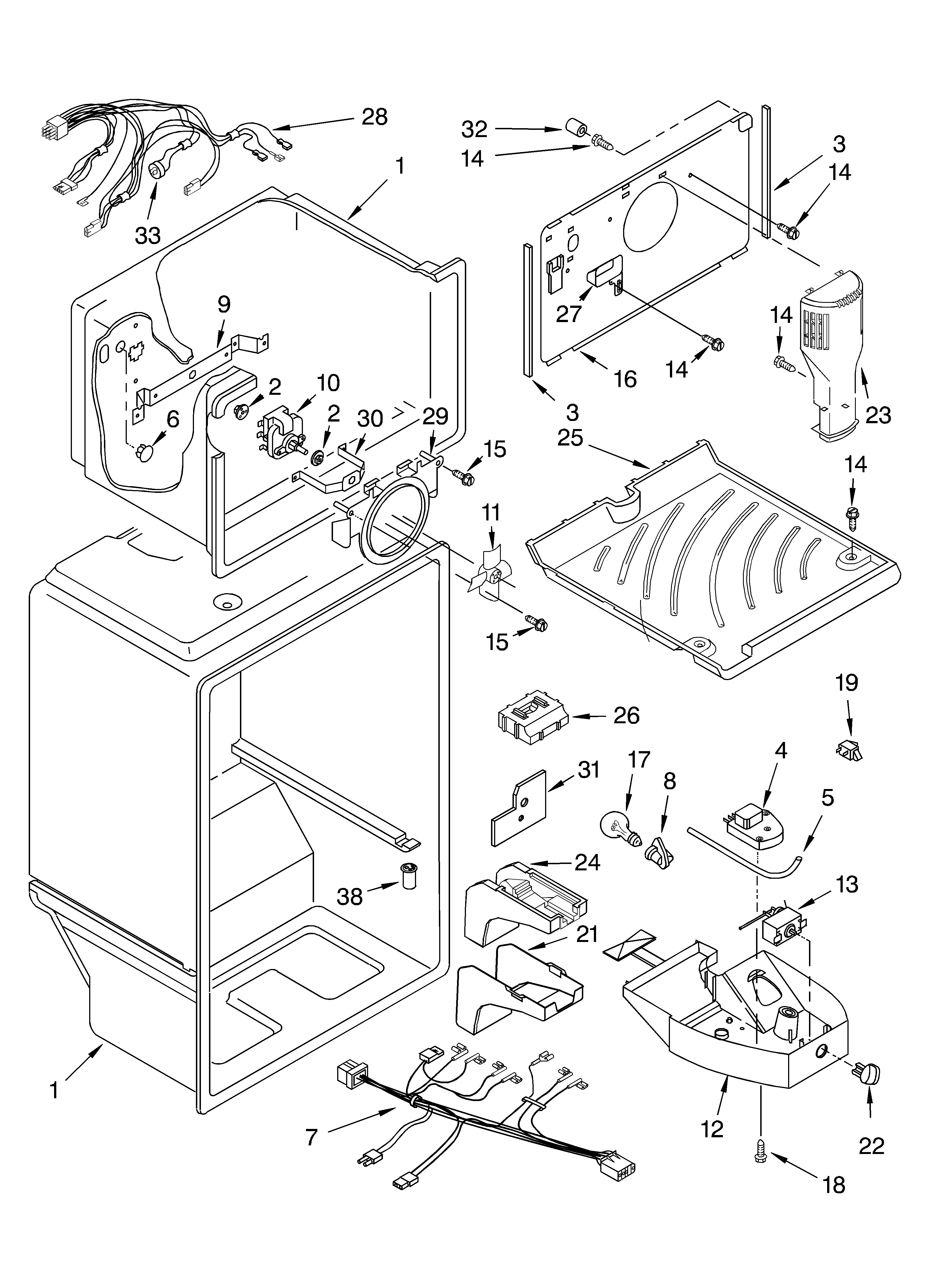 Estate TT21AKXKQ07 liner diagram