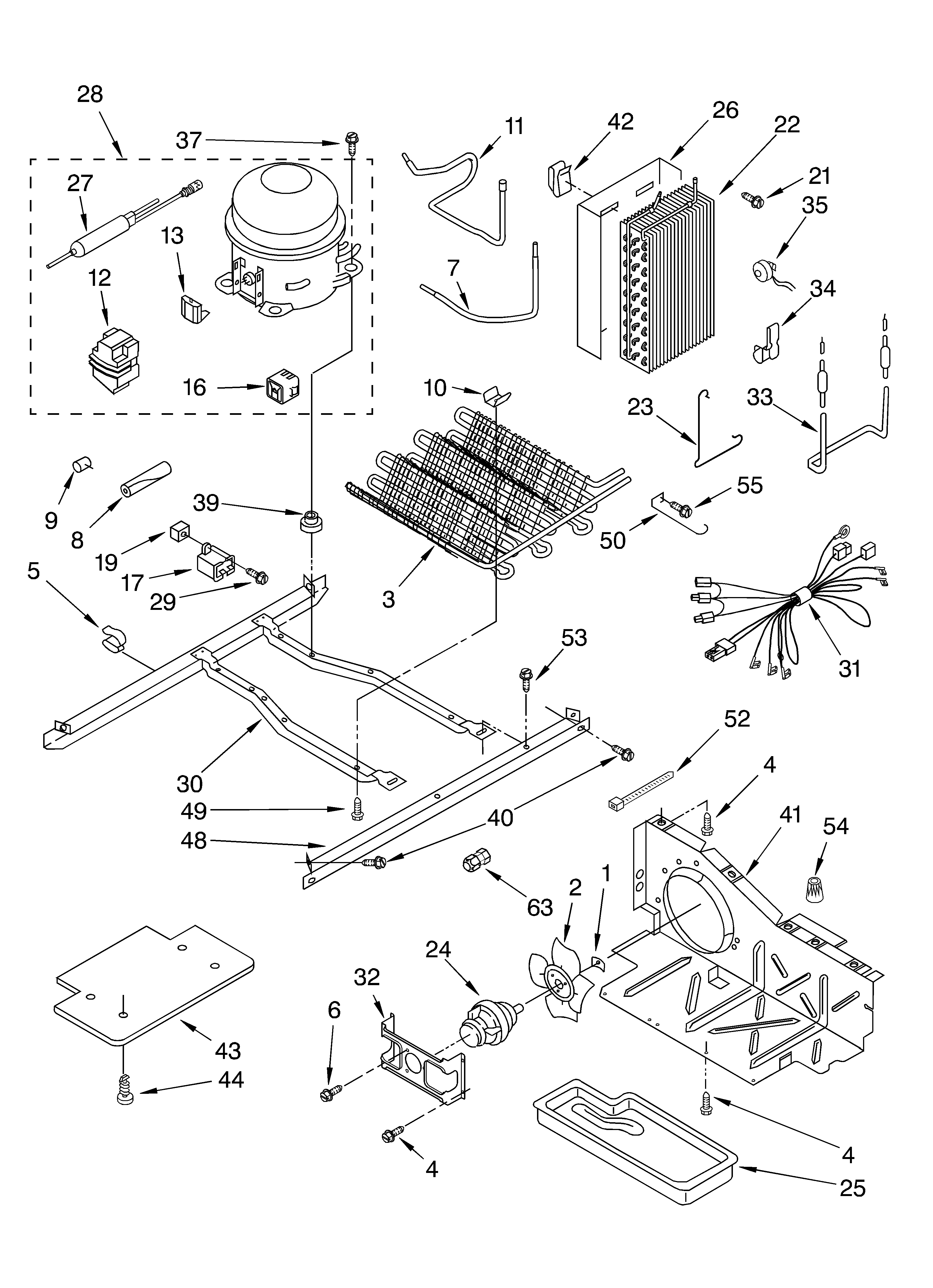 Whirlpool 5VGS7SHGKQ00 unit diagram