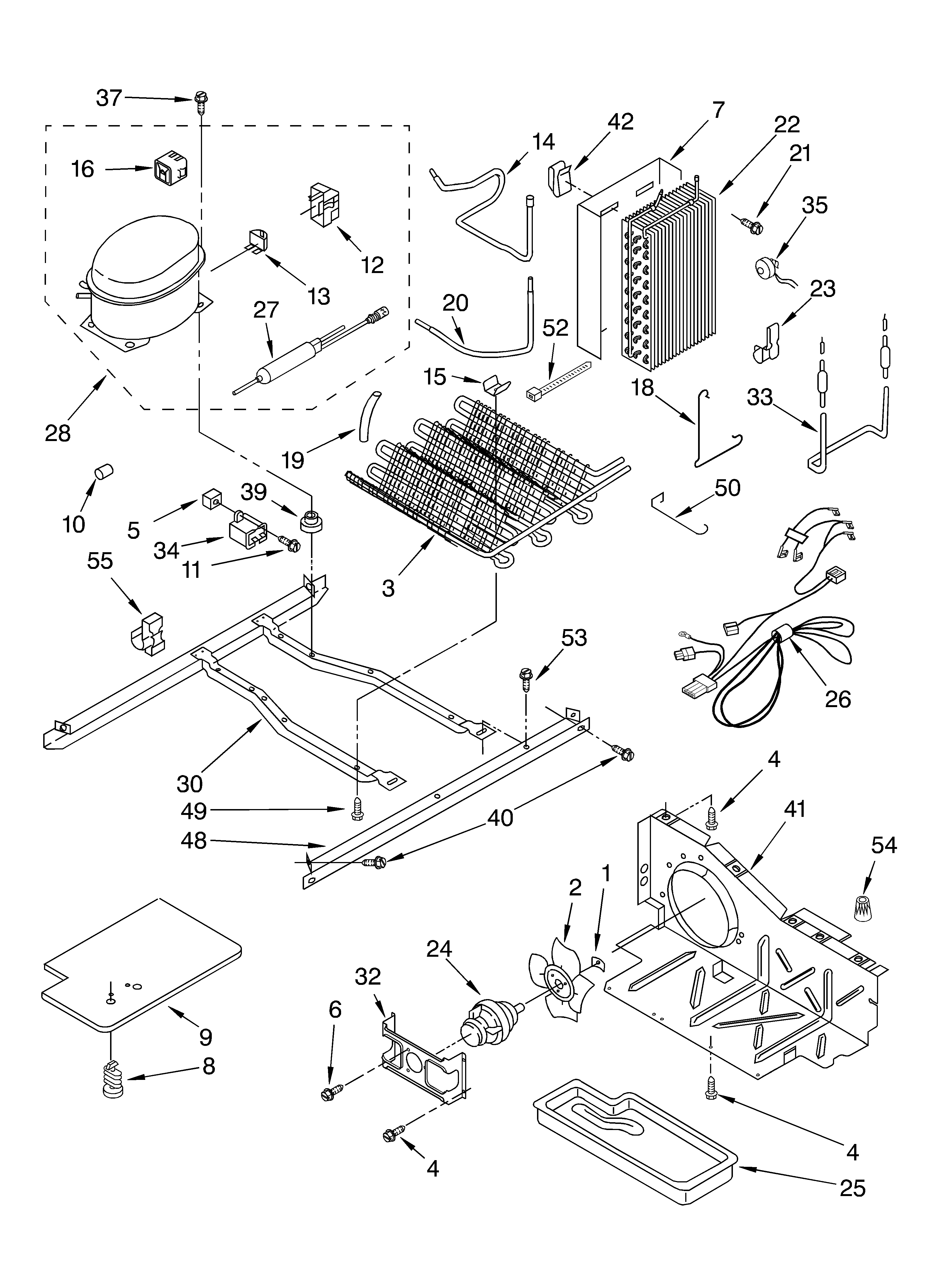 Whirlpool 5VED1WTKKQ00 unit diagram