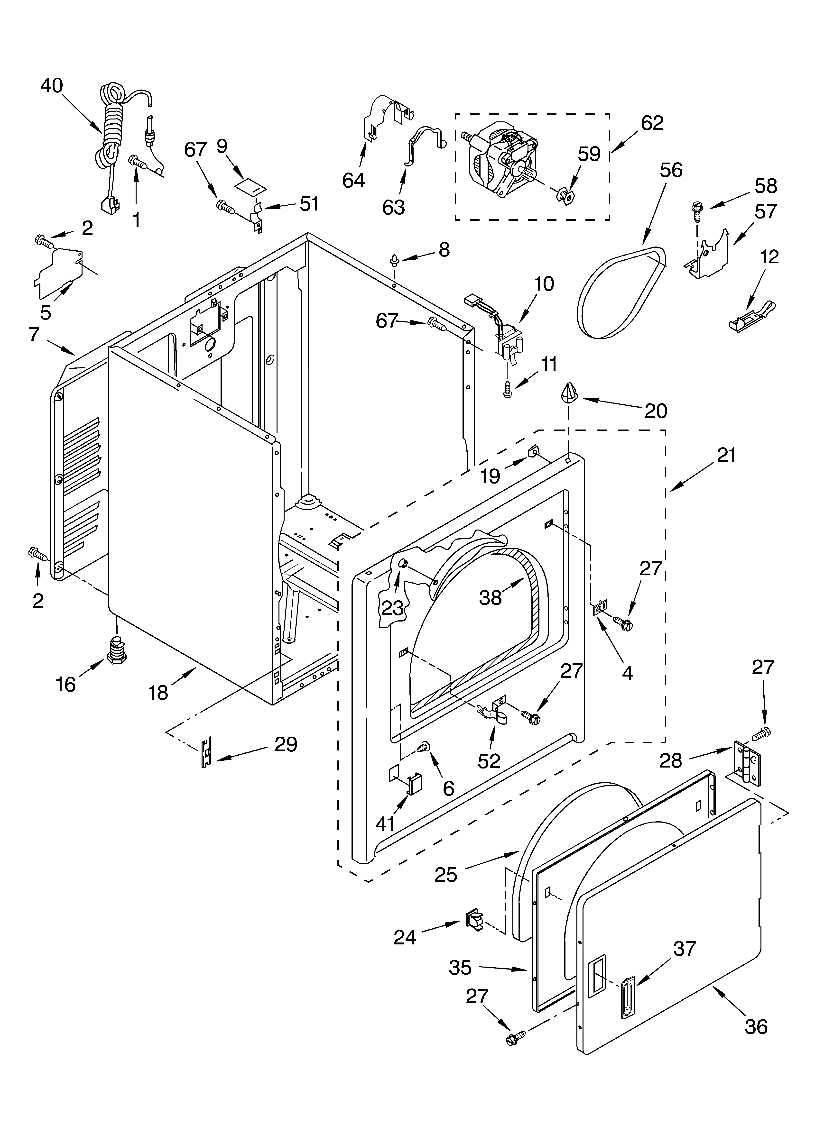 KitchenAid KGYS700LT0 cabinet diagram