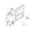 Whirlpool GU1500XTLS2 door and latch parts diagram