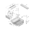 Whirlpool GU1500XTLS2 lower rack parts diagram