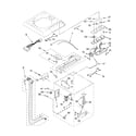 Whirlpool LCR7244HQ2 controls and rear panel parts diagram