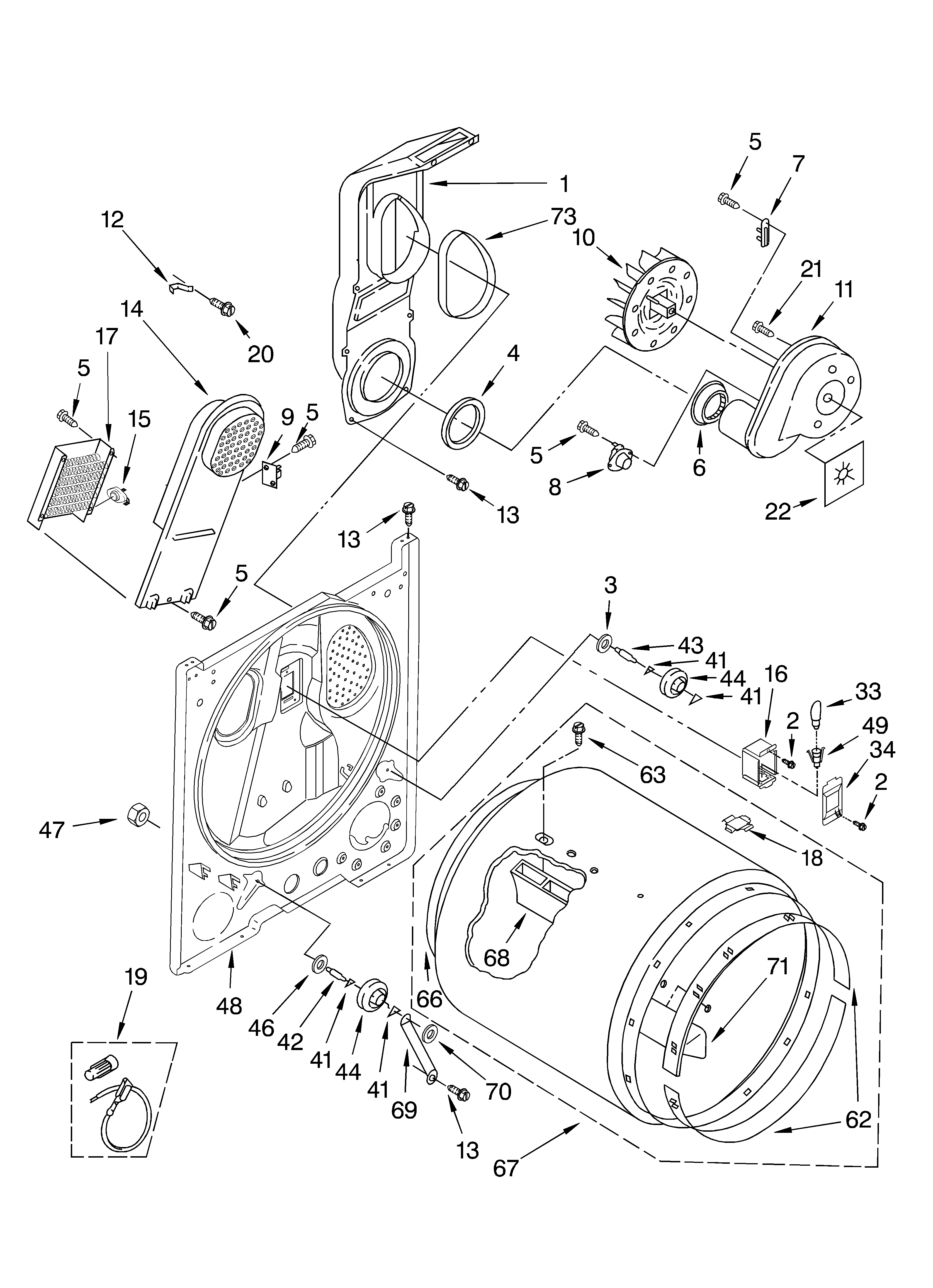 Kirkland SEDS800MQ0 bulkhead parts diagram