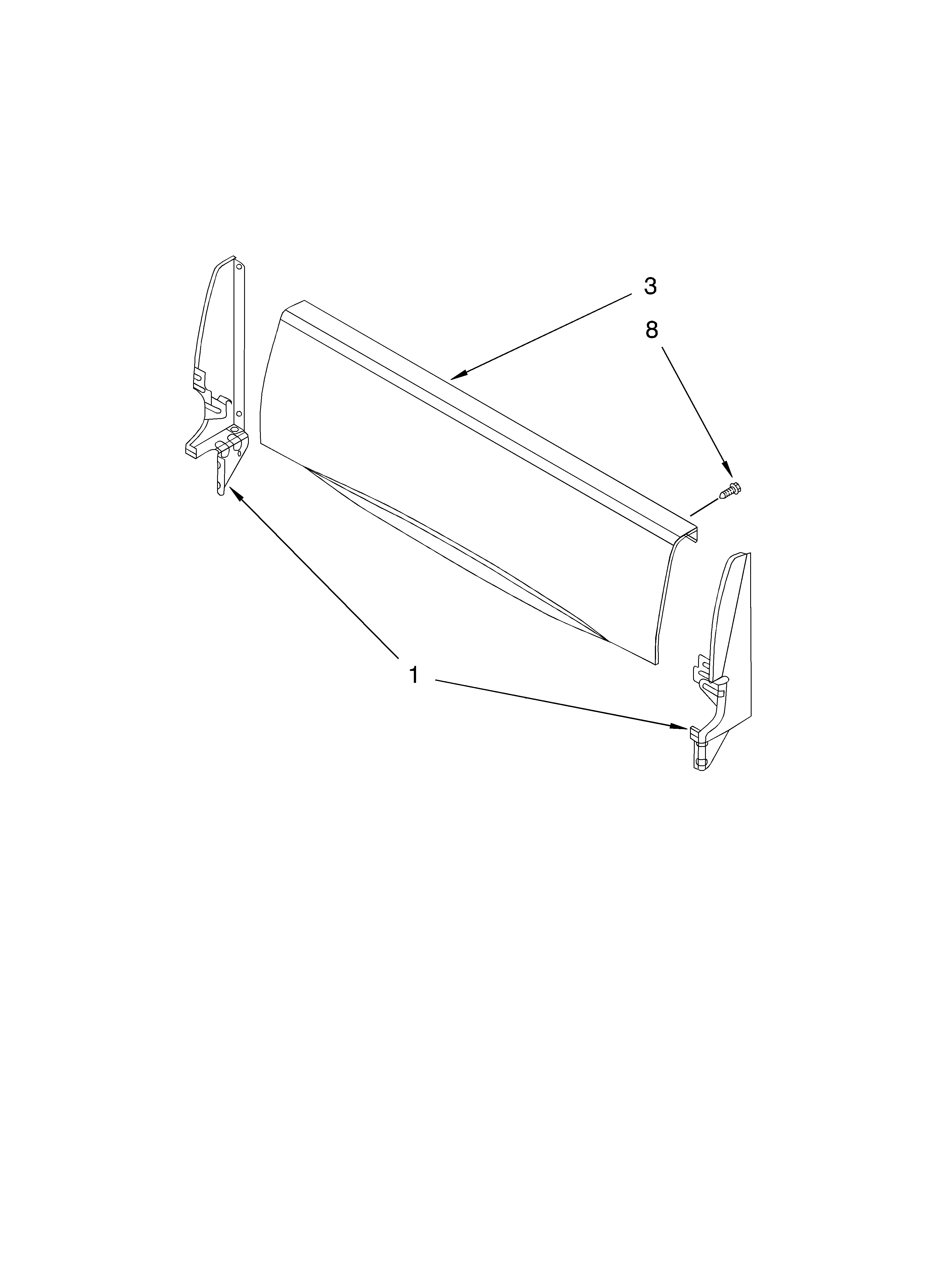 Roper FGP300KN1 backguard parts diagram