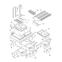 KitchenAid KTRS21KLSS00 shelf parts diagram
