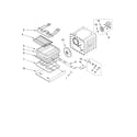 KitchenAid KEBC208KBL1 internal oven parts diagram