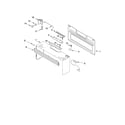 Whirlpool MH8150XMB0 cabinet and installation parts diagram