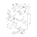 Whirlpool SF3020EKW1 manifold parts diagram