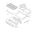 Whirlpool SF310PEKT1 oven & broiler parts diagram