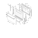 Whirlpool SF310PEKT1 door parts, miscellaneous parts diagram