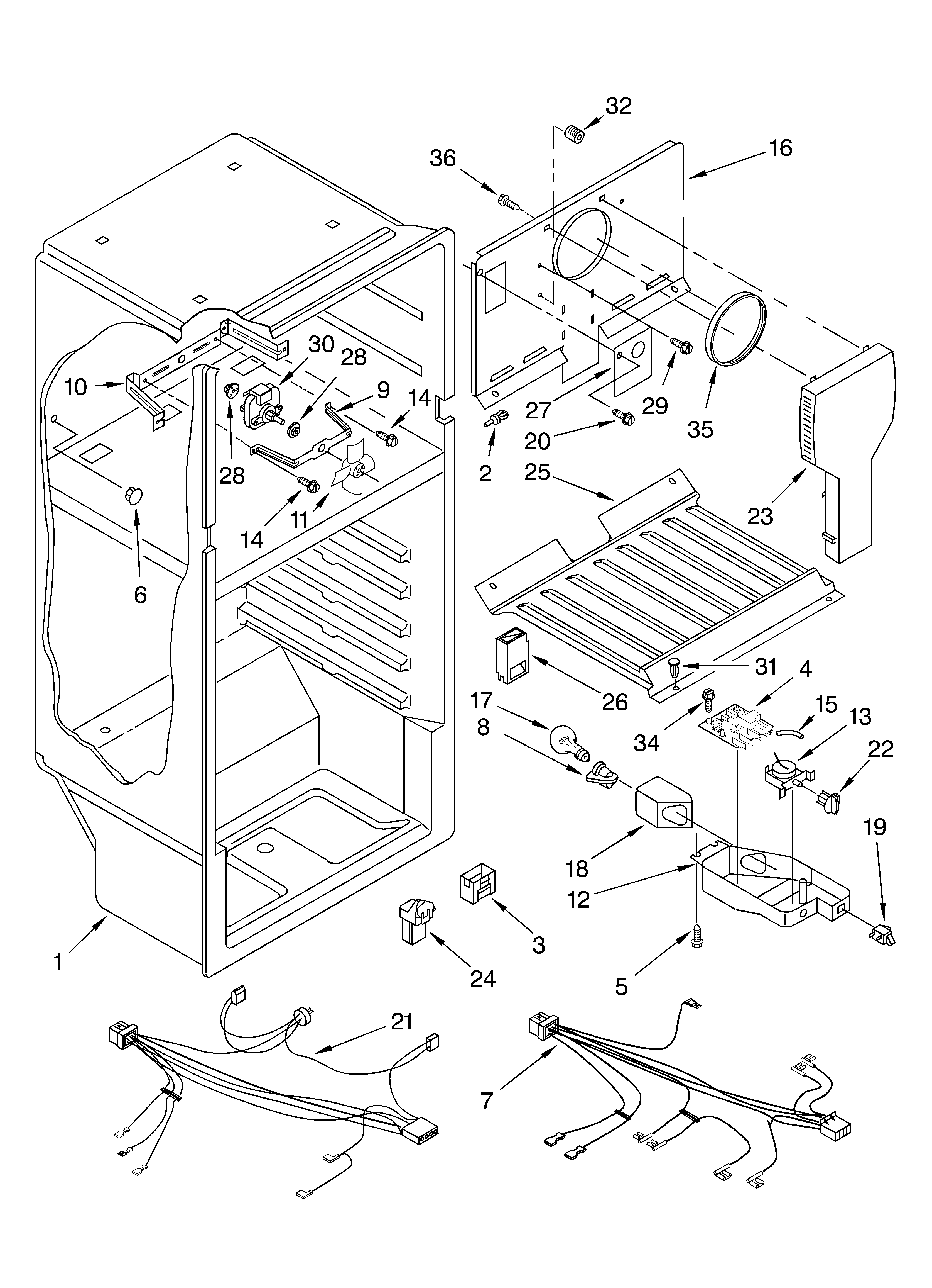 Estate TT18TKRMS00 liner parts diagram