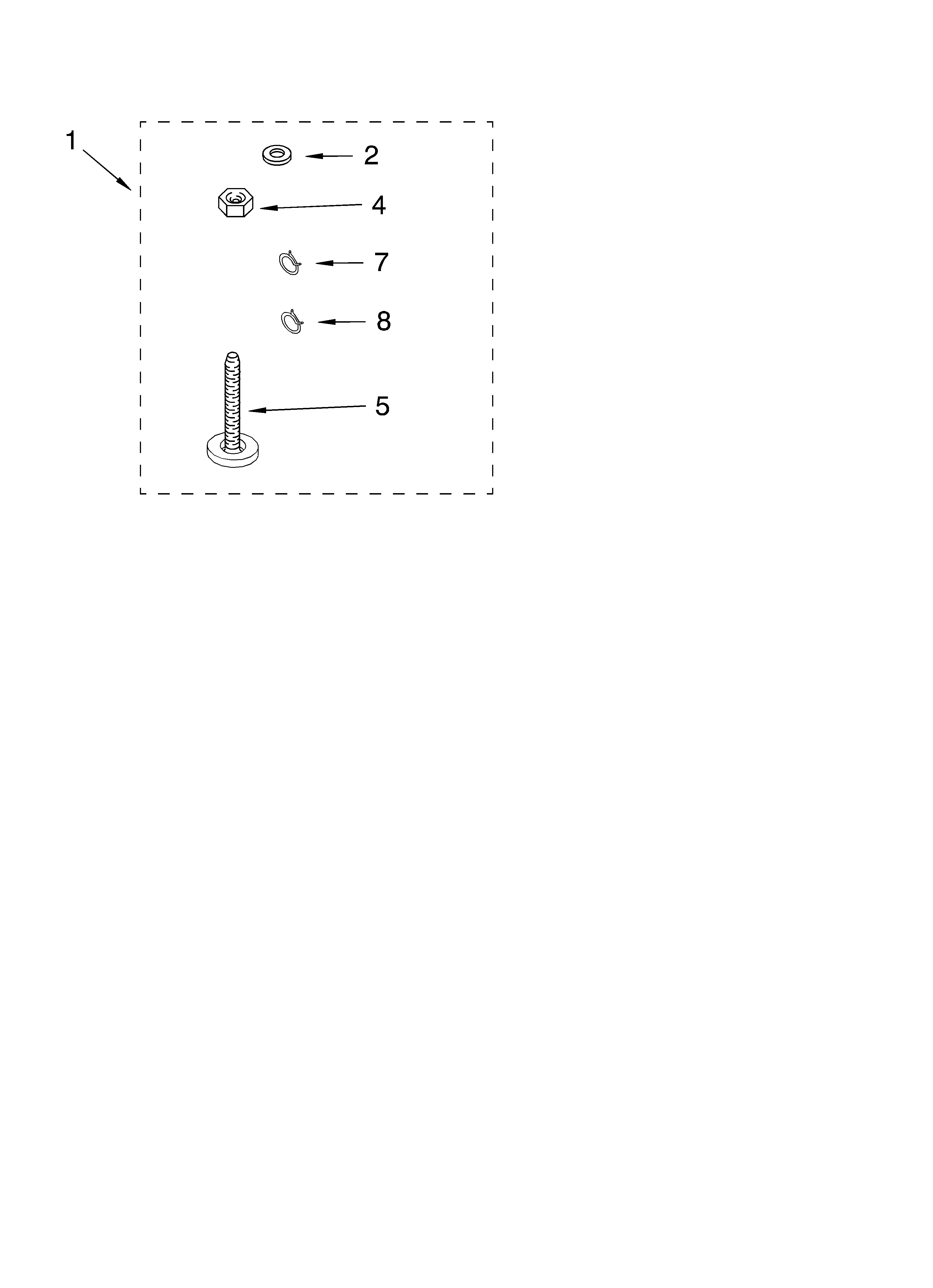 Whirlpool 6ALSC8255JQ2 miscellaneous parts - optional parts (not included diagram