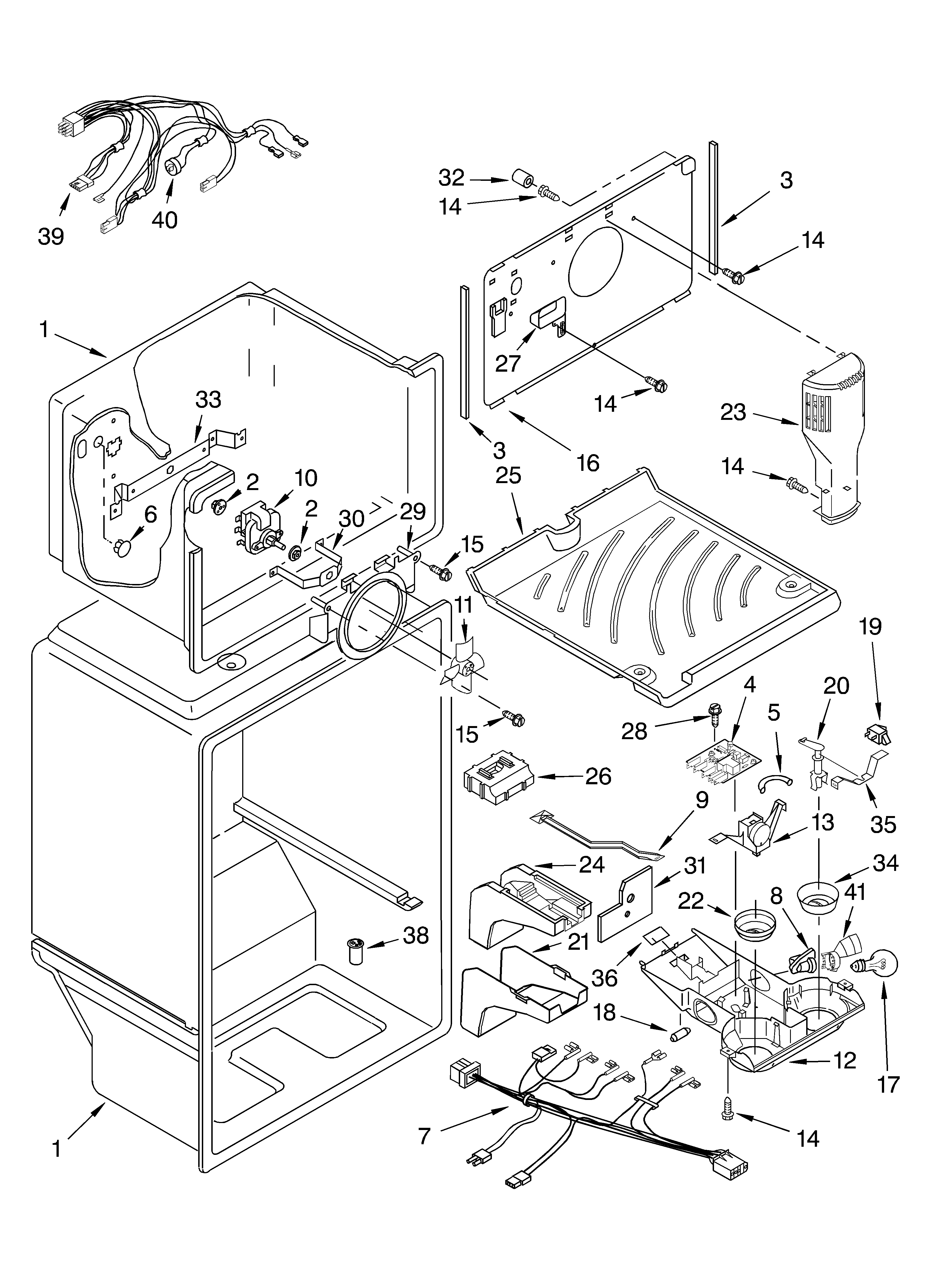Kirkland 7ST21HPXLQ00 liner parts diagram
