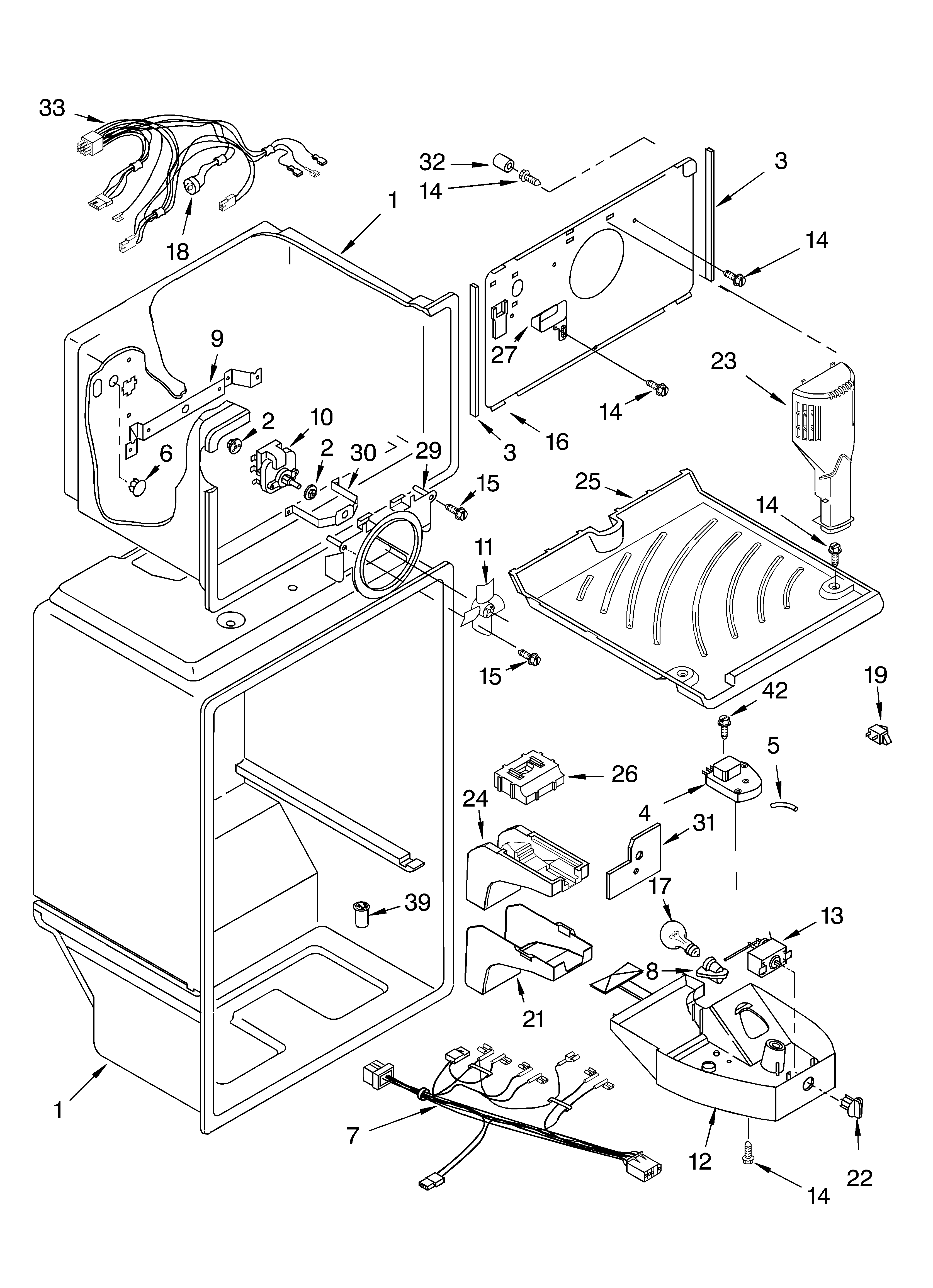 Whirlpool ET8WTKXKQ03 liner parts diagram