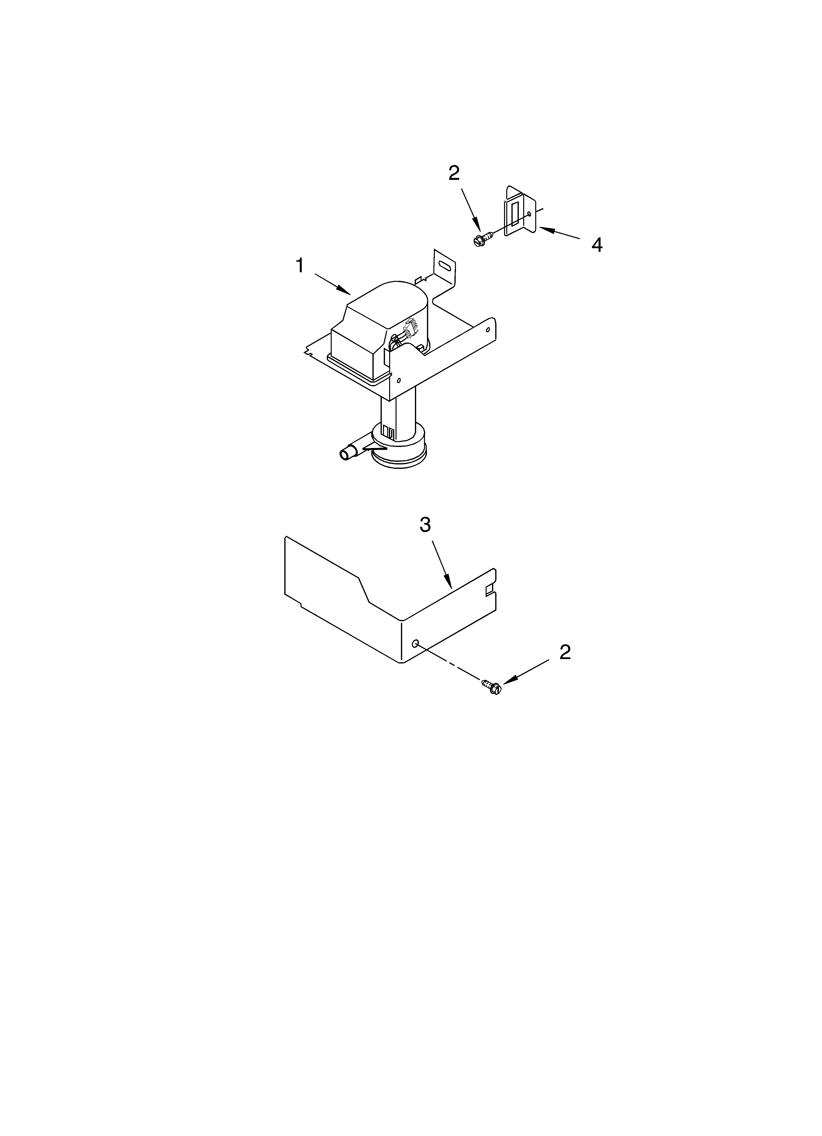Whirlpool GI1500XHT5 pump parts diagram