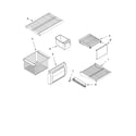KitchenAid KSSC36FMS00 freezer shelf parts diagram