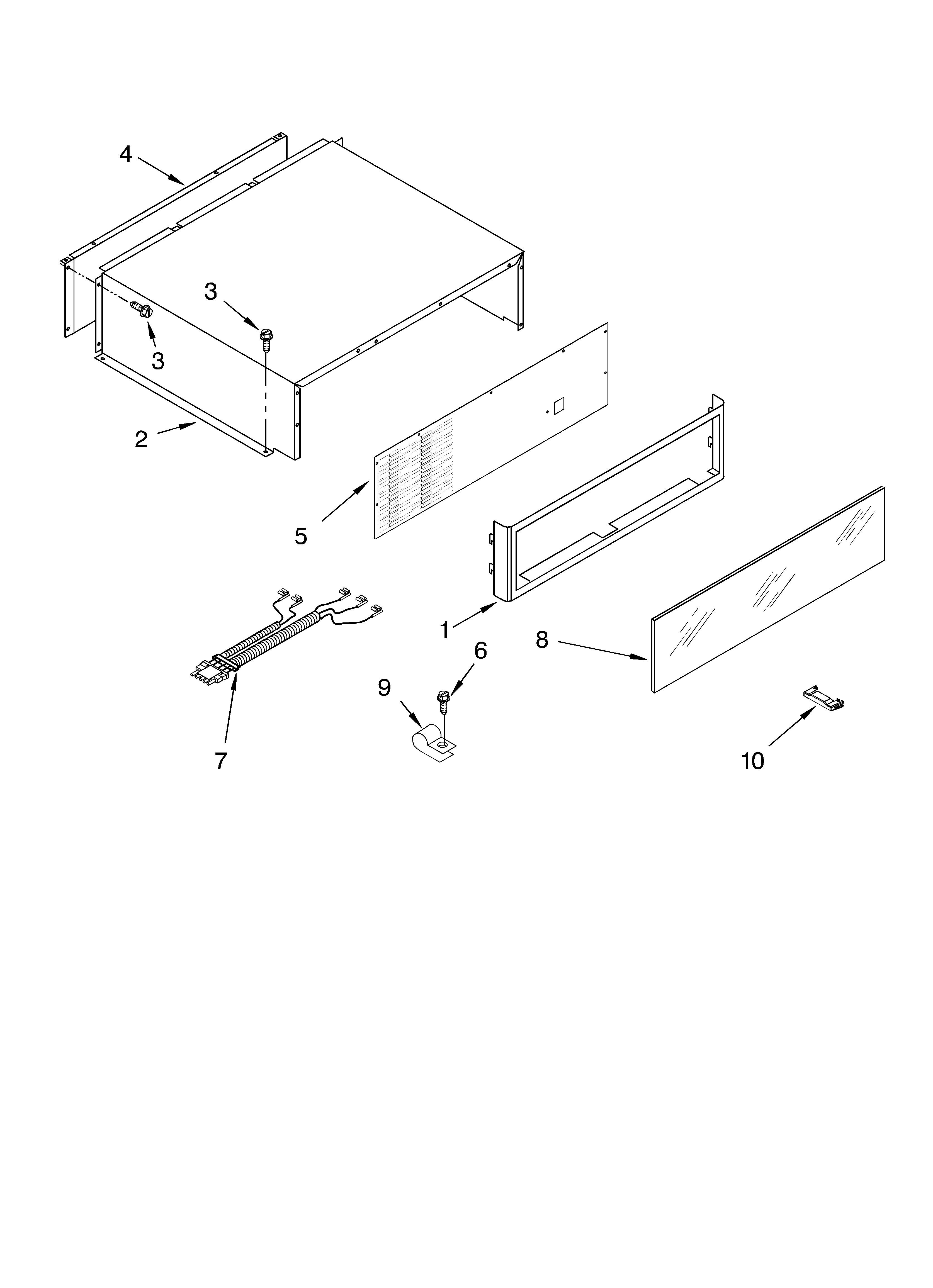 KitchenAid KSSP48QMS00 top grille and unit cover parts diagram