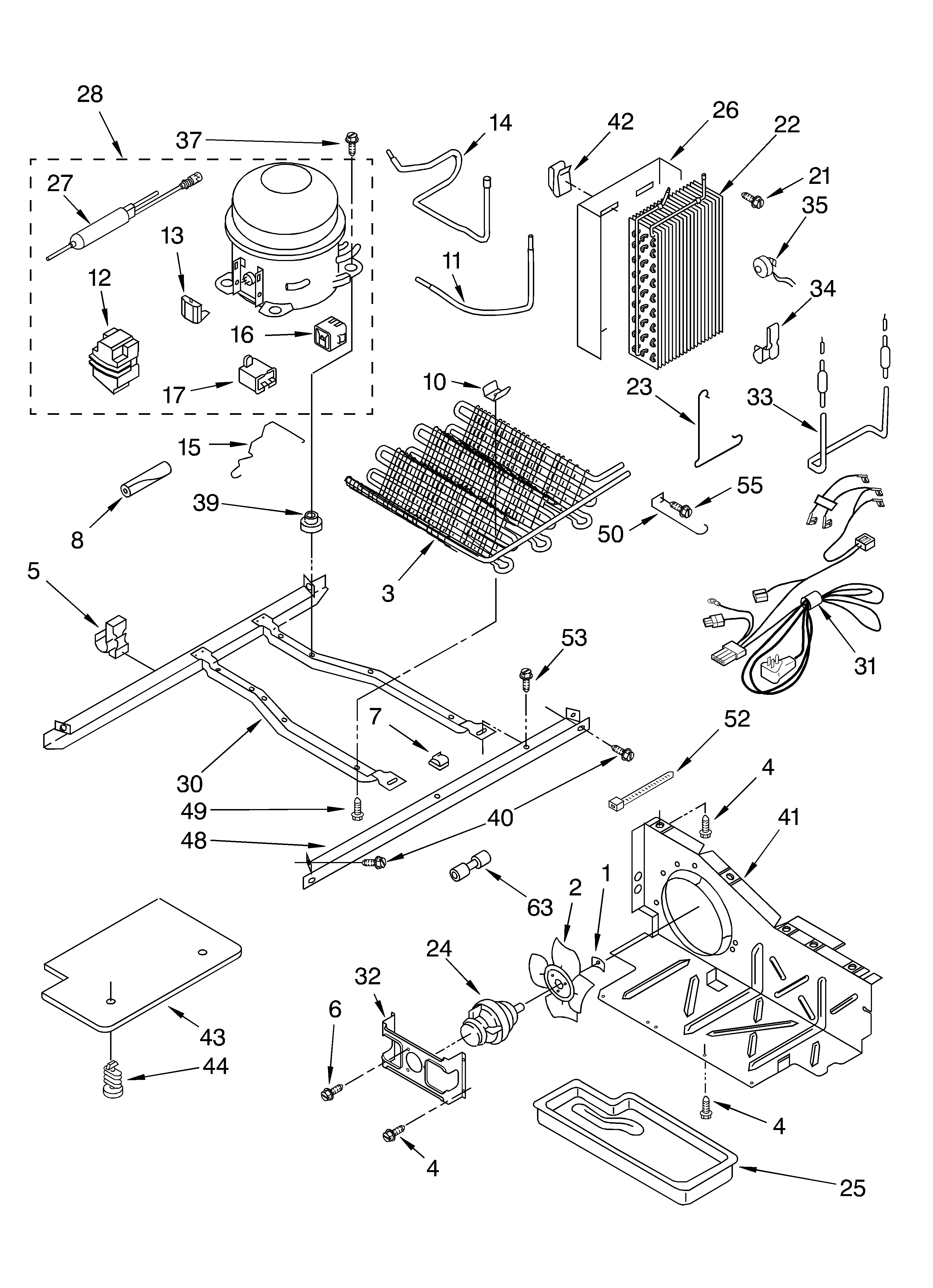 Whirlpool BRS70BBANA00 unit parts diagram
