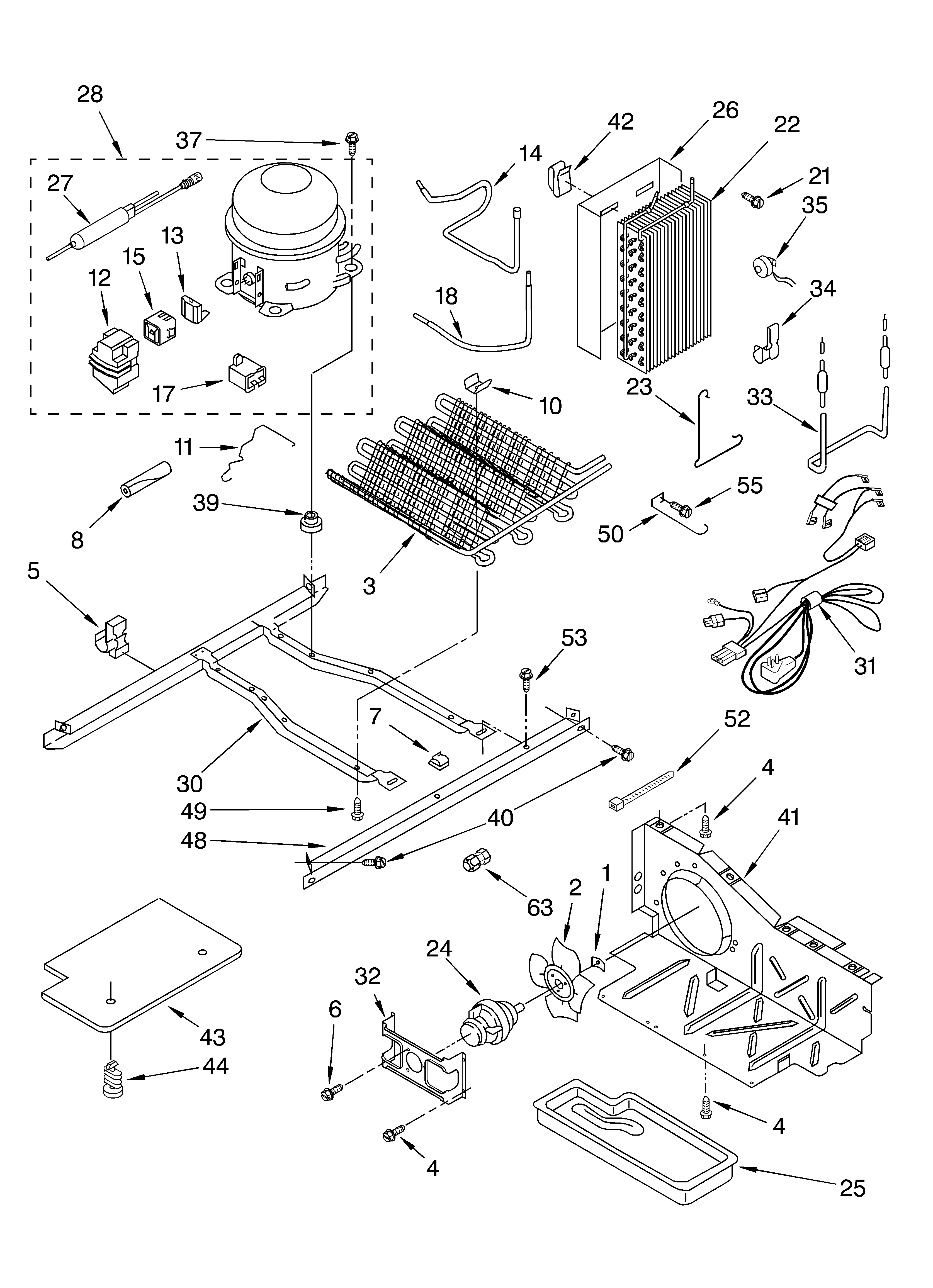 Whirlpool BRS70YRANA00 unit parts diagram