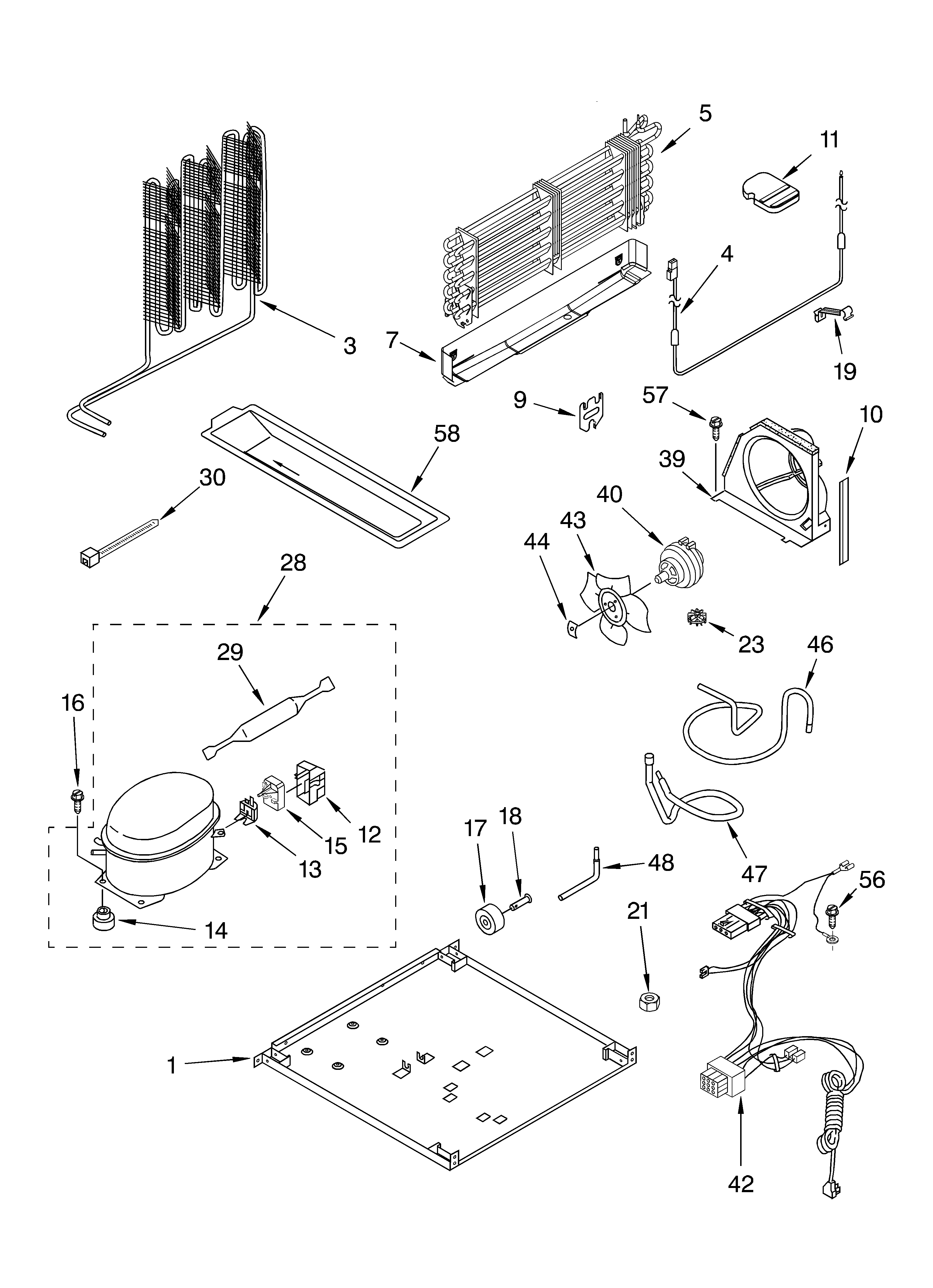 Whirlpool ET8MTKXKT04 unit parts diagram