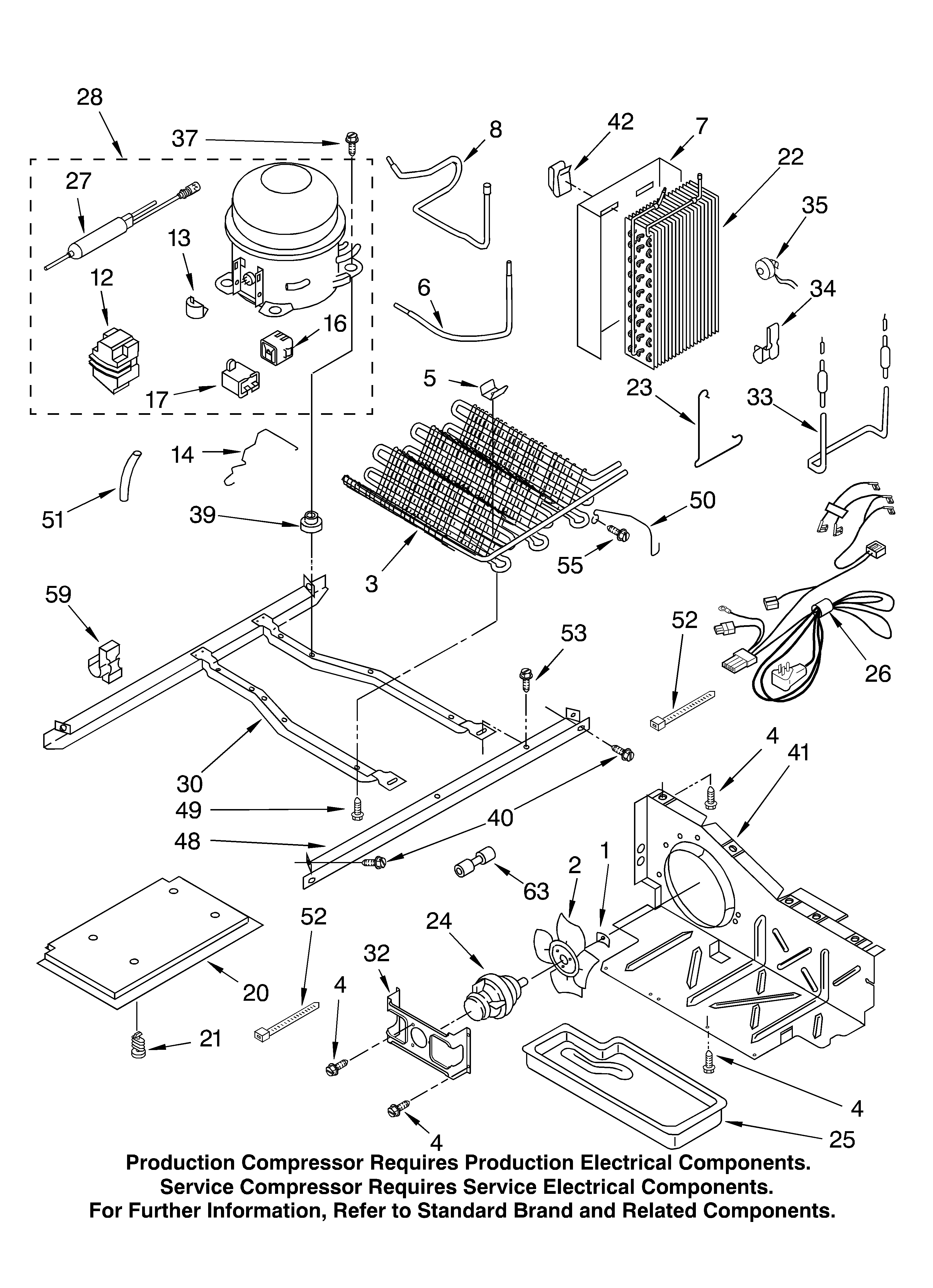 KitchenAid KSRA25ILBT03 unit parts diagram