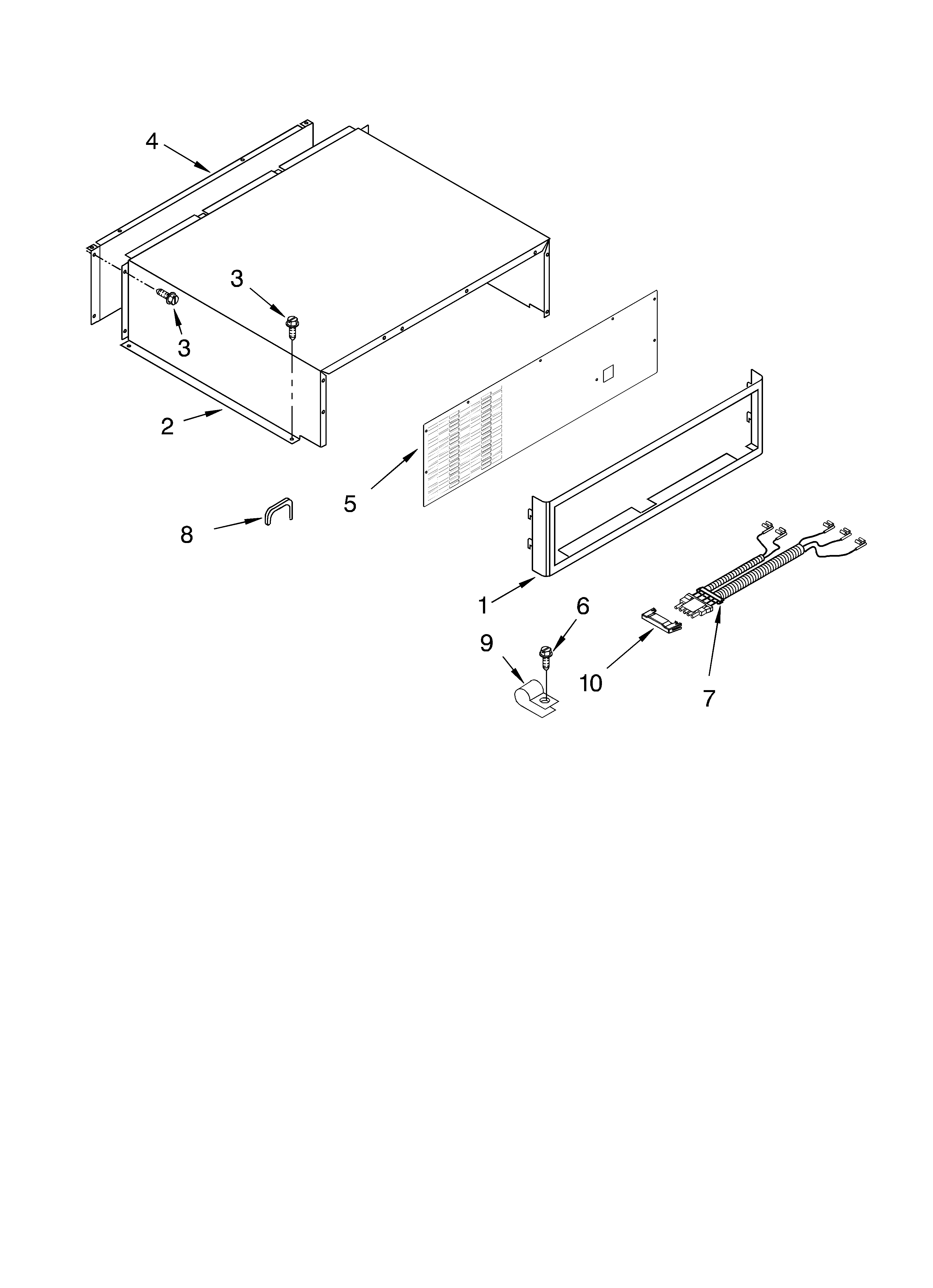 KitchenAid KSSS42QMB00 top grille and unit cover parts diagram