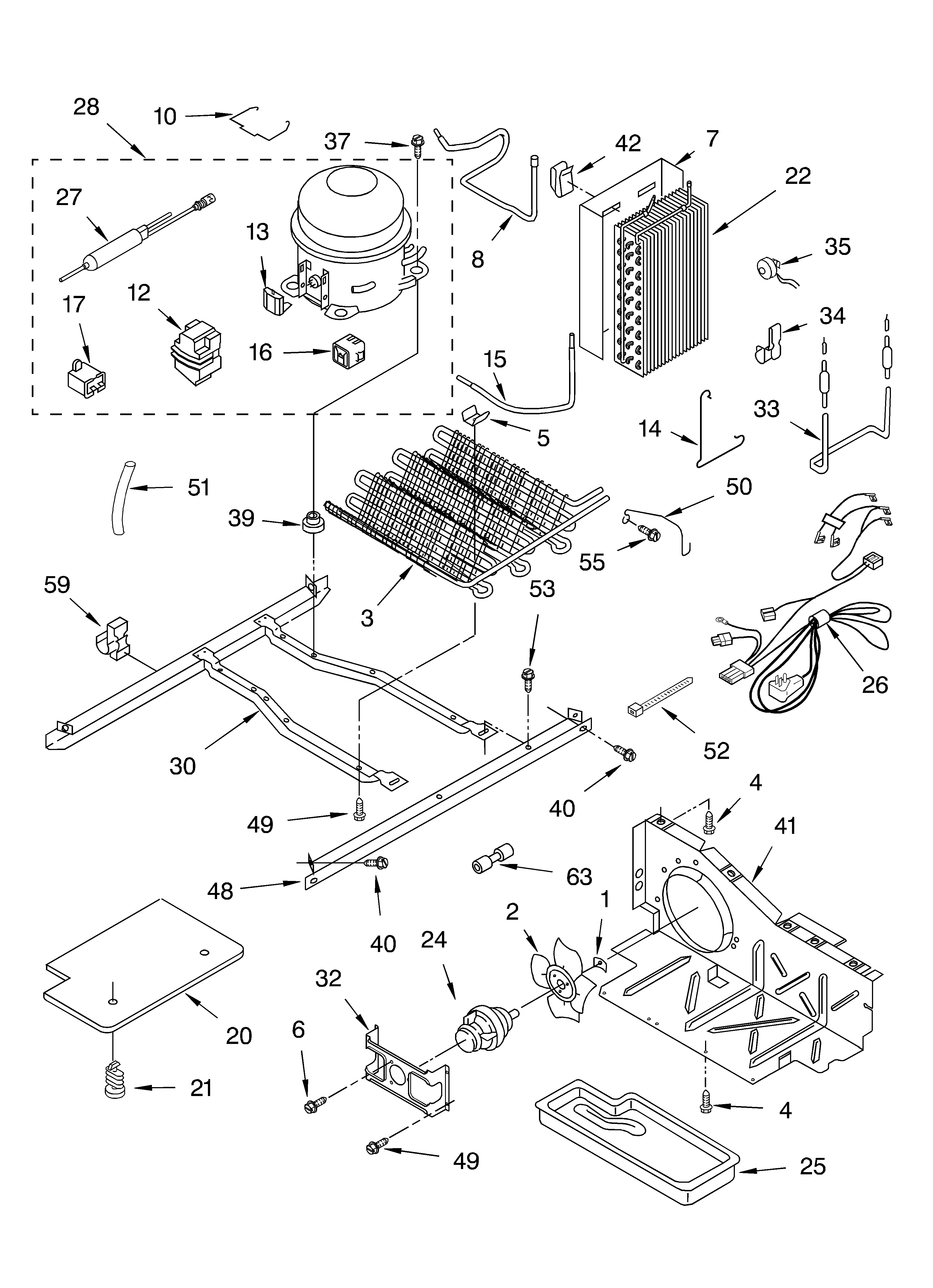 Estate TS22AFXKT05 unit parts diagram
