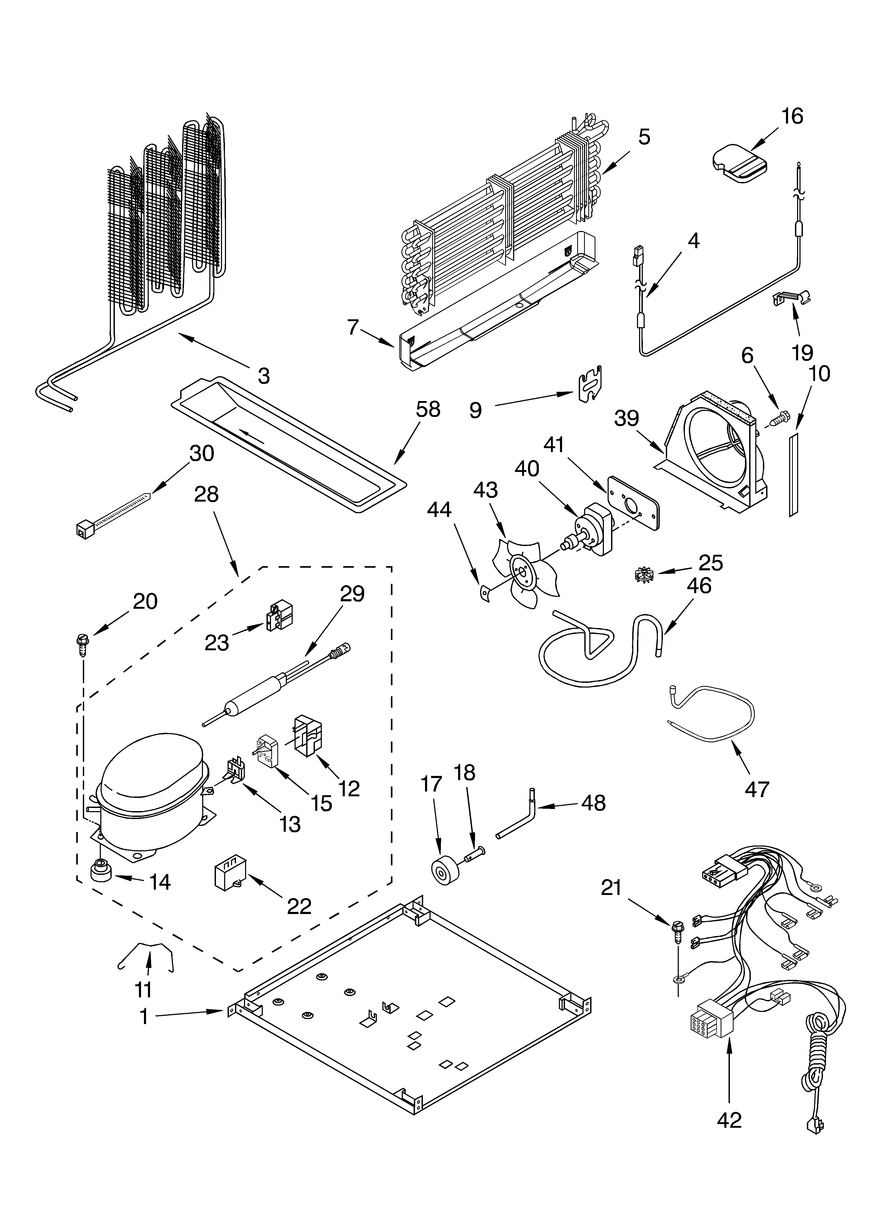 Whirlpool ET1WTKXKT08 unit parts diagram