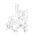 Whirlpool GMC305PDB07 cabinet and stirrer parts diagram