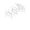 Whirlpool GMC305PDB07 microwave door parts diagram