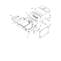 Whirlpool GMC305PDB07 top venting parts, optional parts diagram