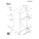 Whirlpool GR9SHKXKB03 cabinet parts diagram