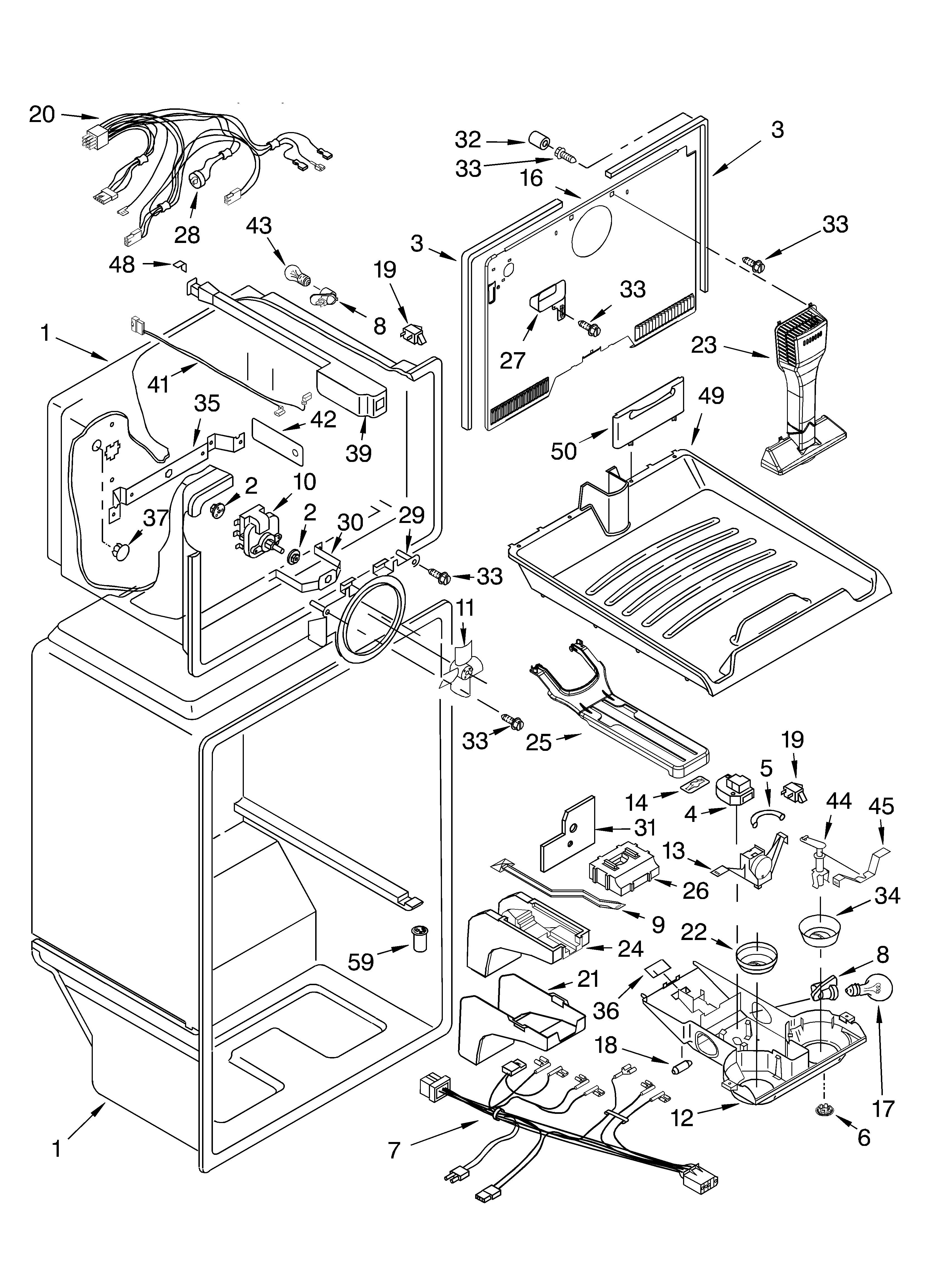 Whirlpool GR9SHKXKB03 liner parts diagram