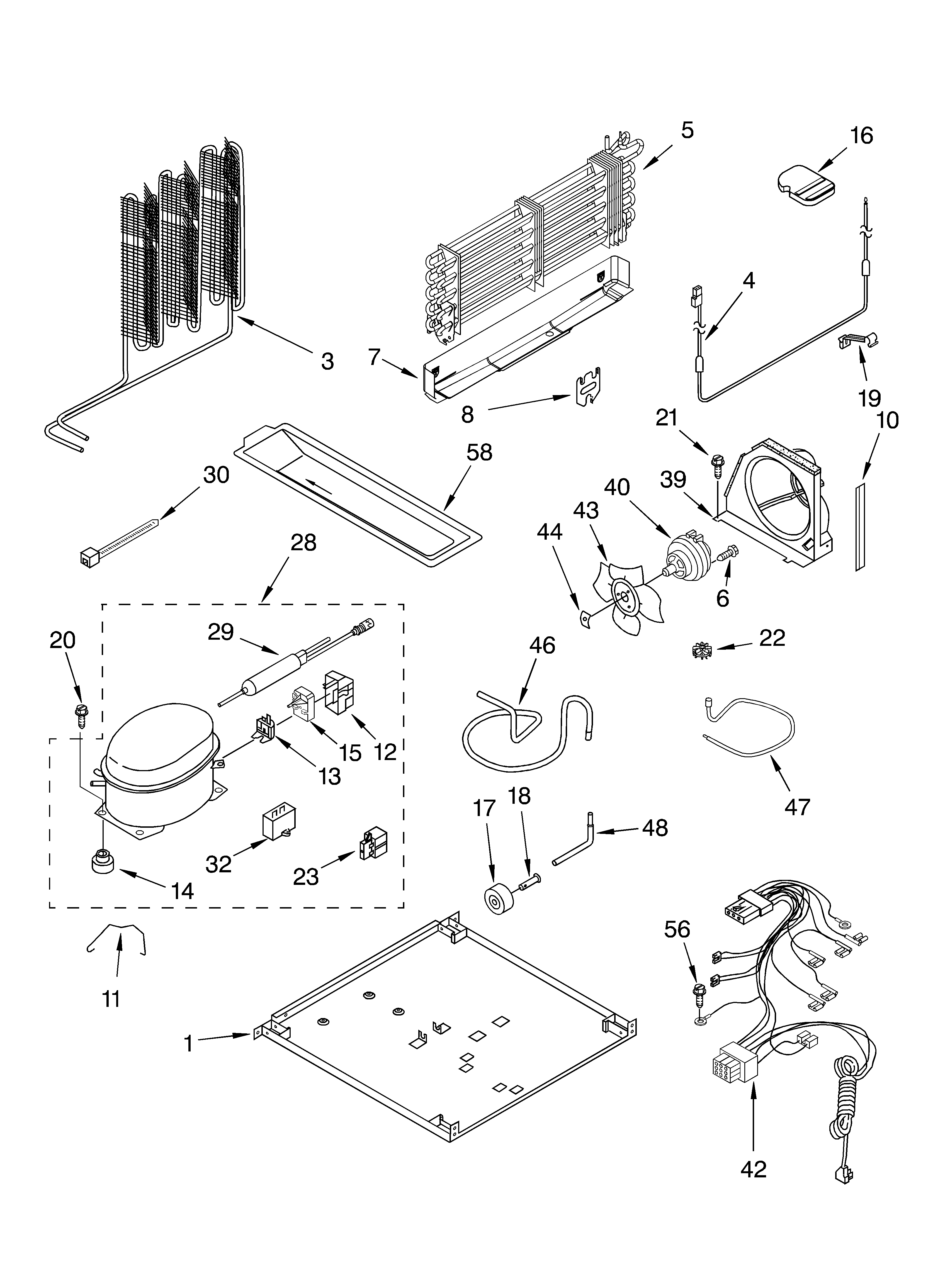 Whirlpool GR9SHKXKB03 unit parts diagram