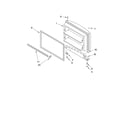 Whirlpool GR9SHKXKB03 freezer door parts, optional parts diagram