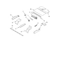 KitchenAid KEBC208KBL02 top venting parts, optional parts diagram