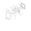 KitchenAid KEBC278KBL02 oven door parts diagram