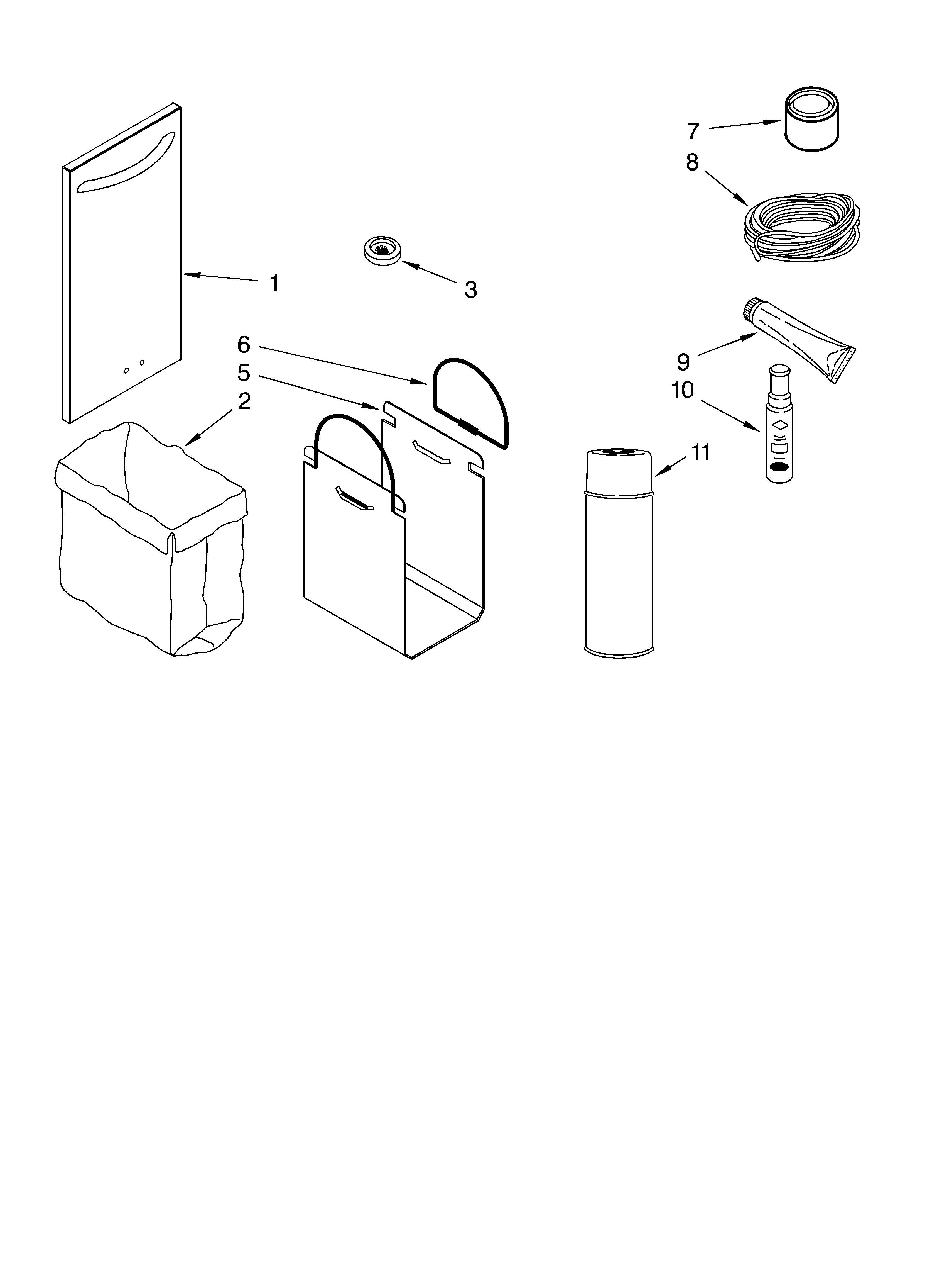 KitchenAid KUCC151LSS0 accessory parts diagram