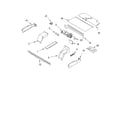 Whirlpool RBD245PDT14 top venting parts, optional parts diagram