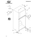 Roper RT14DKXKZ02 cabinet parts diagram