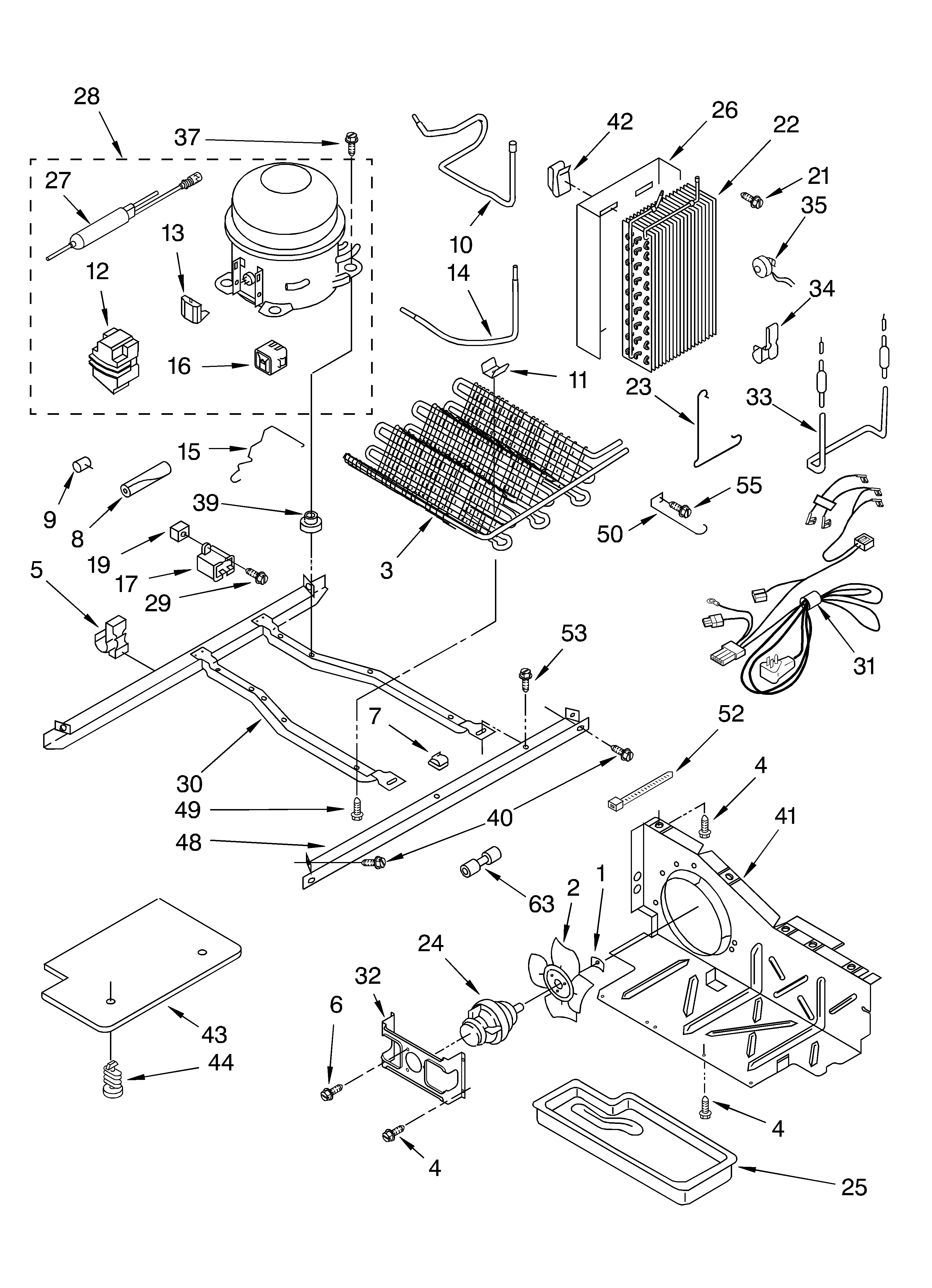 Whirlpool BRS70ZRANA02 unit parts diagram